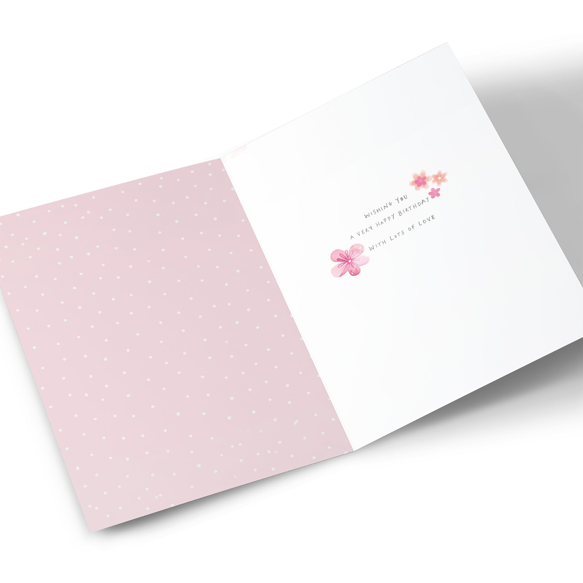 Birthday Card - Flroal Border For All The Happiness You Bring, Daughter