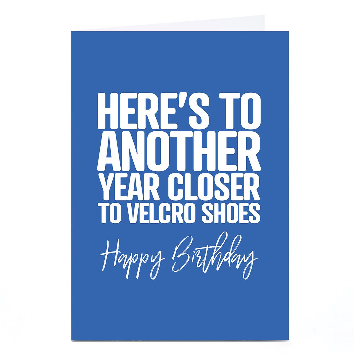 Personalised Punk Birthday Card - Velcro Shoes 