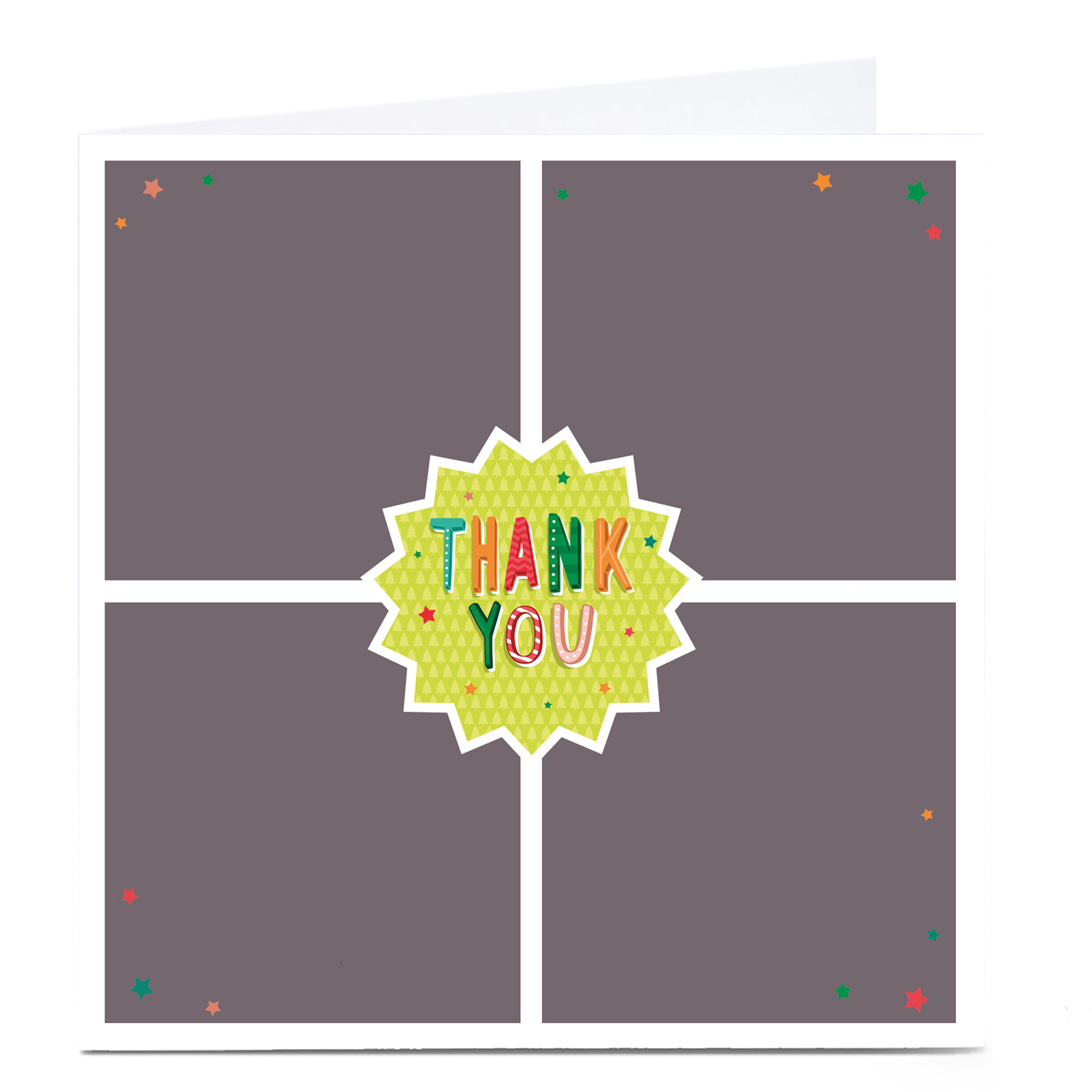 Photo Business Thank You Card - Multi Photo & Stars