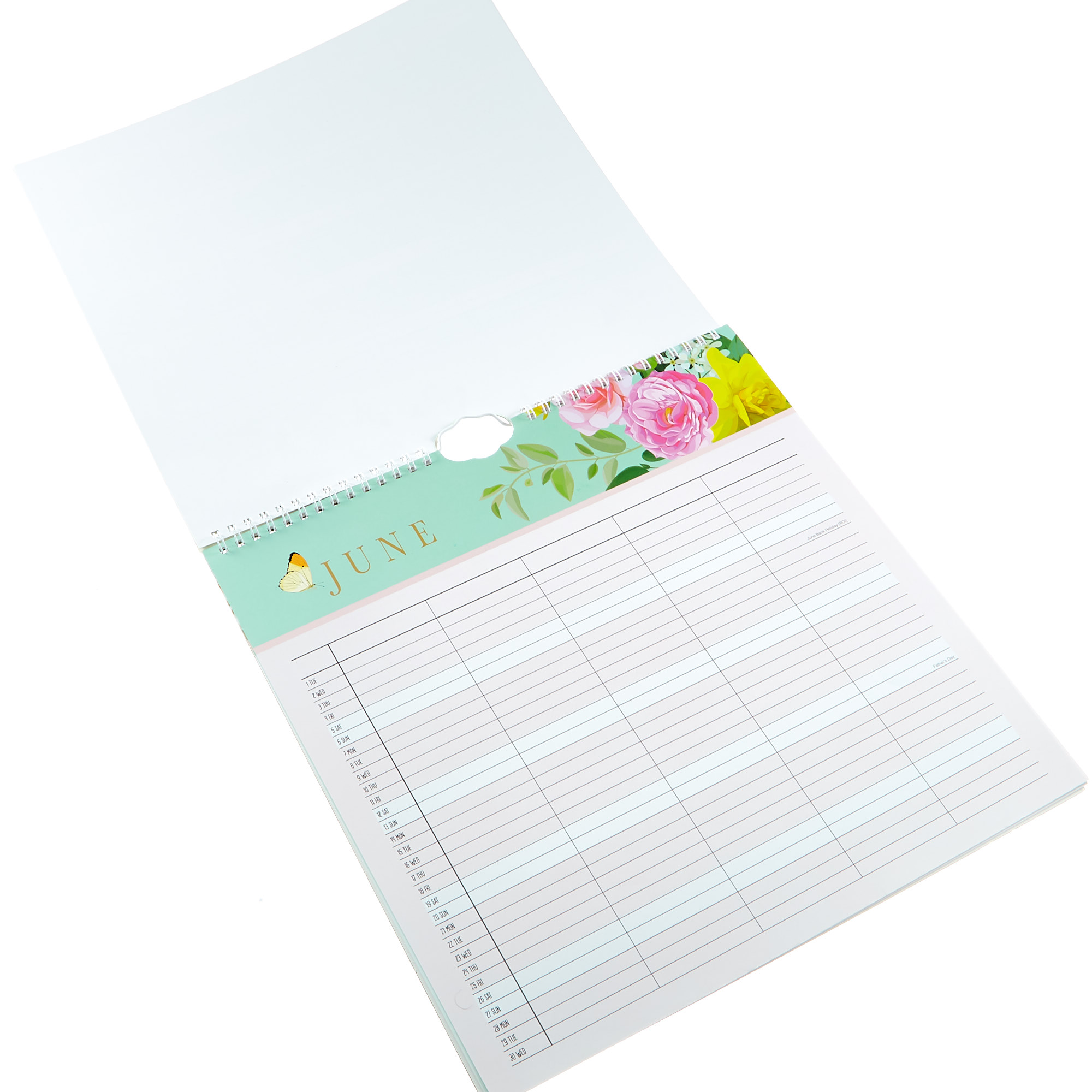 Pastel Floral 2021 Organiser