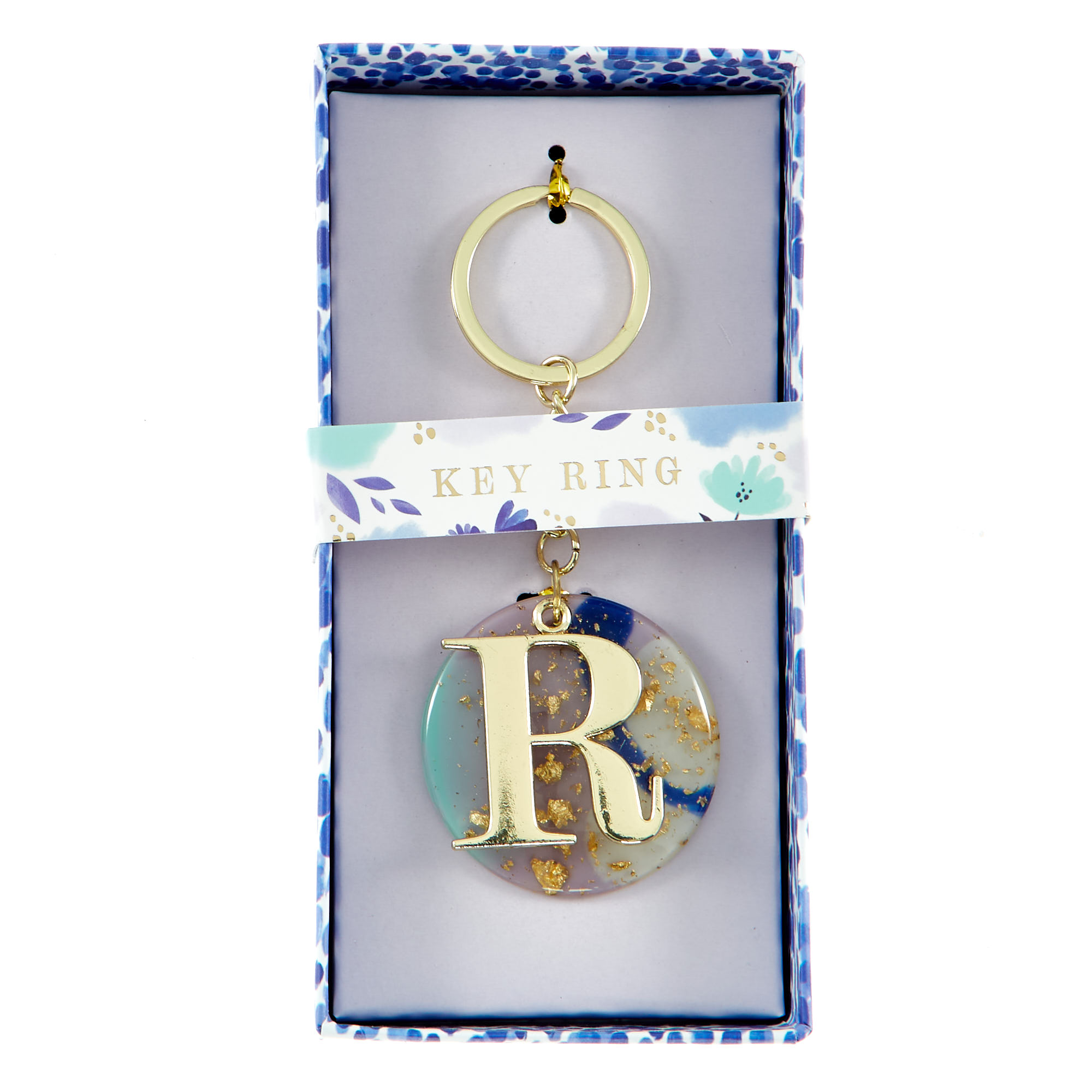 Monogram Keyring Letter R