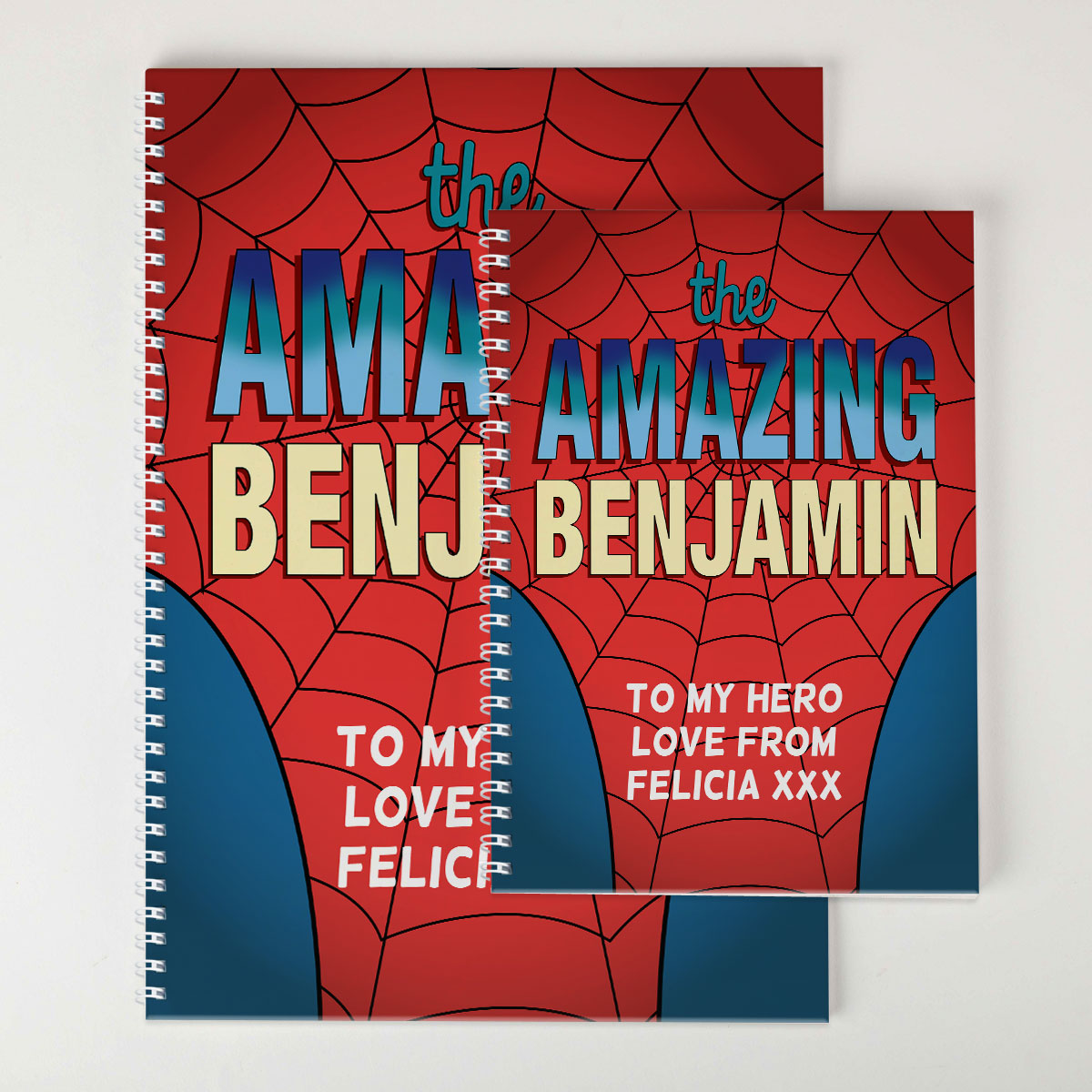 Personalised The Amazing Suit Notebook