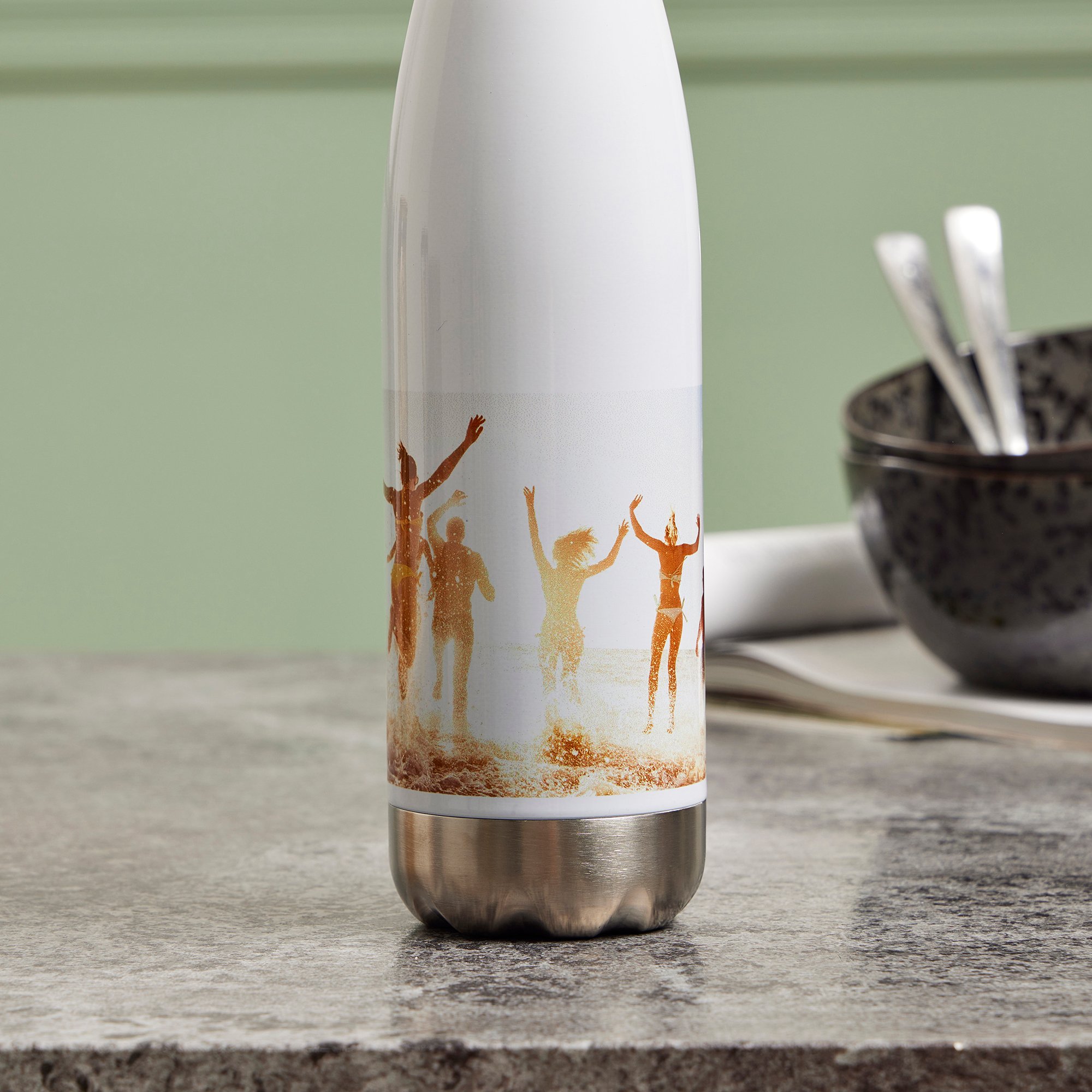 17oz Stainless Steel Photo Water Bottle