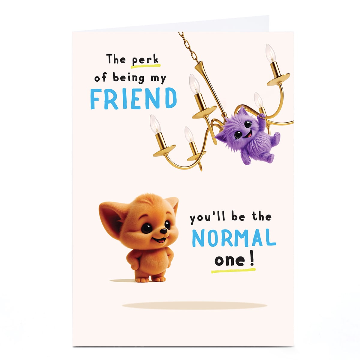 Wimzee Birthday Card - The Normal One, Friend