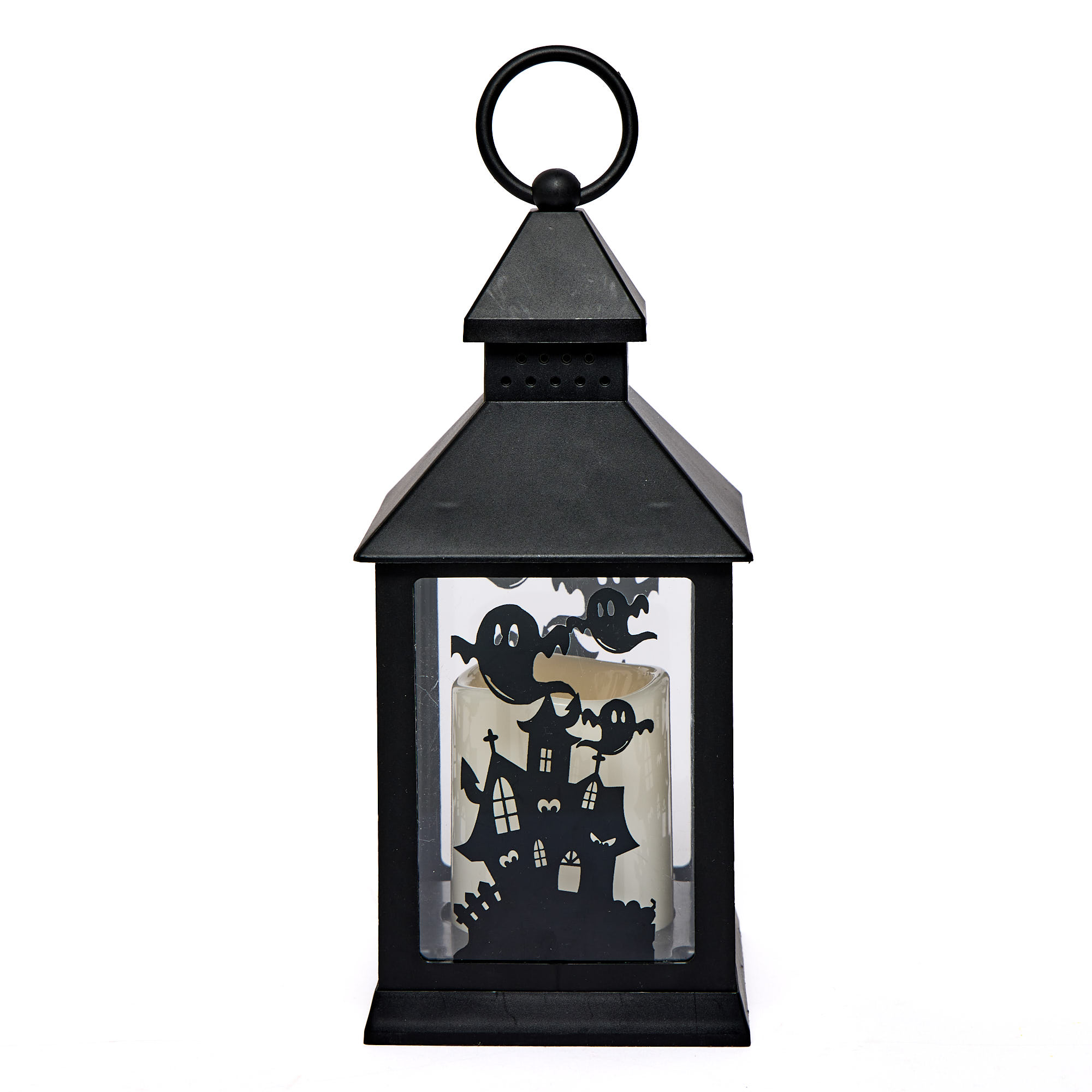 Light-Up Haunted House Lantern
