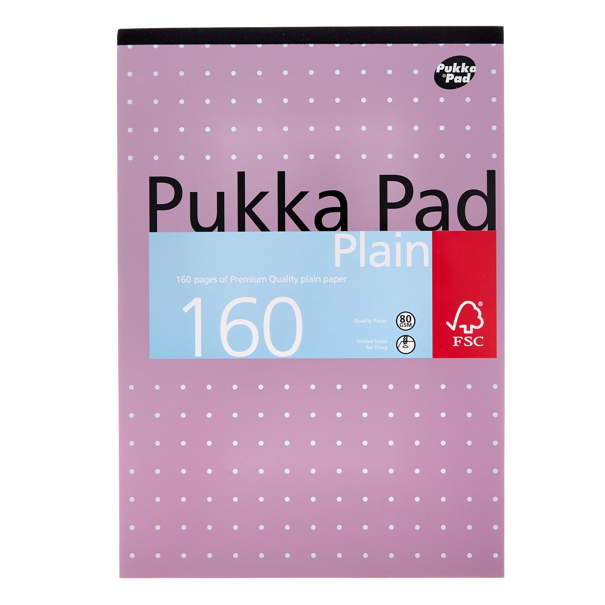 Pukka A4 Plain Refill Pad - 160 Pages