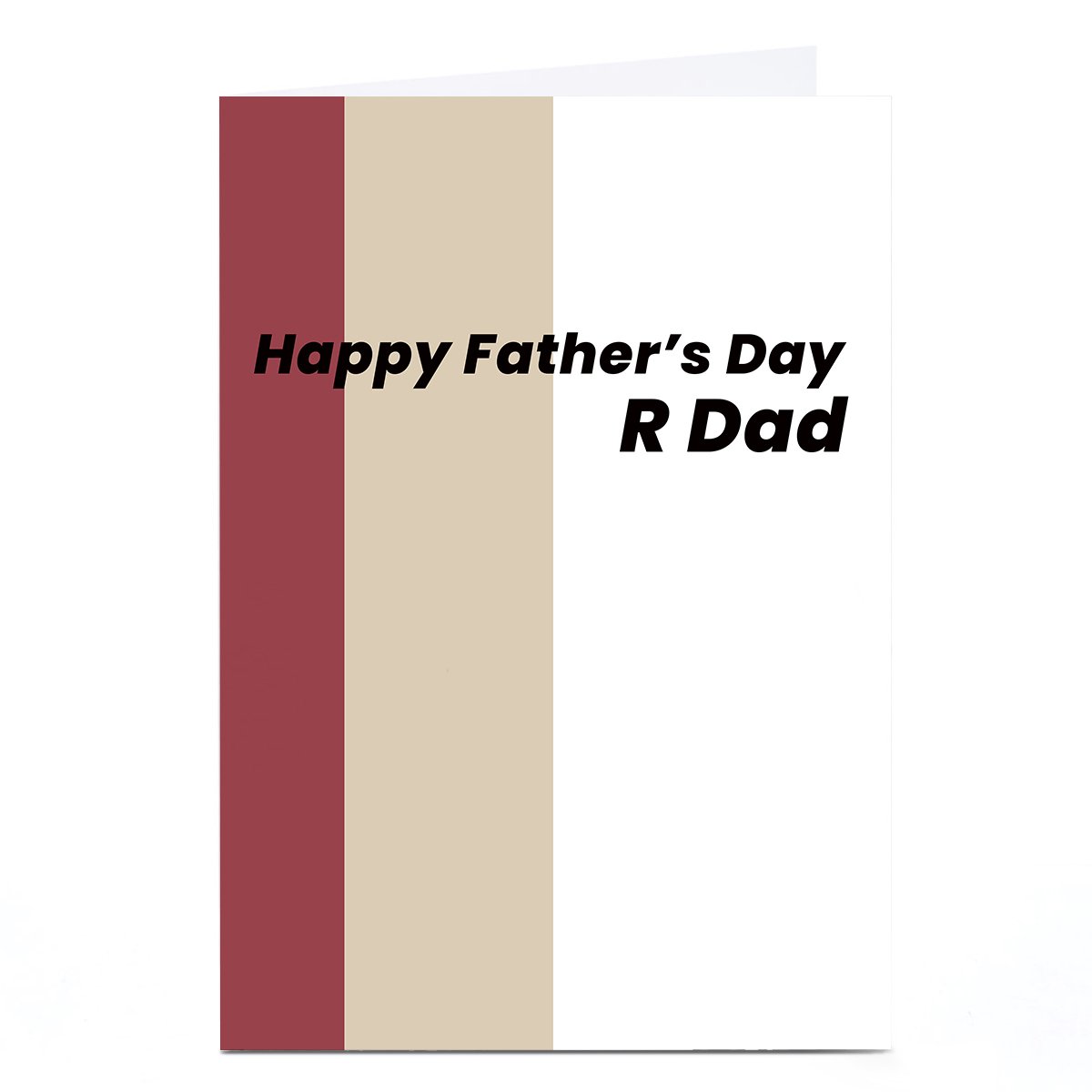 Father's Day Card - R Dad