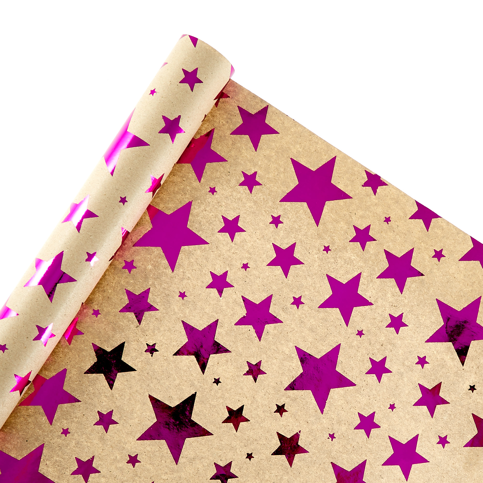 Foil Stars & Spots Assorted Wrapping Paper - 4 Rolls 