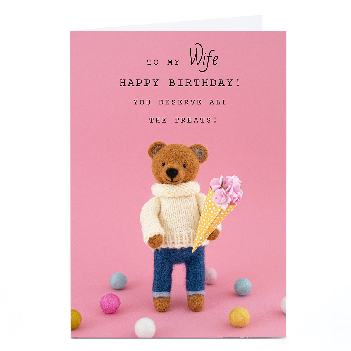 Personalised Lemon and Sugar Birthday Card - All The Treats! 