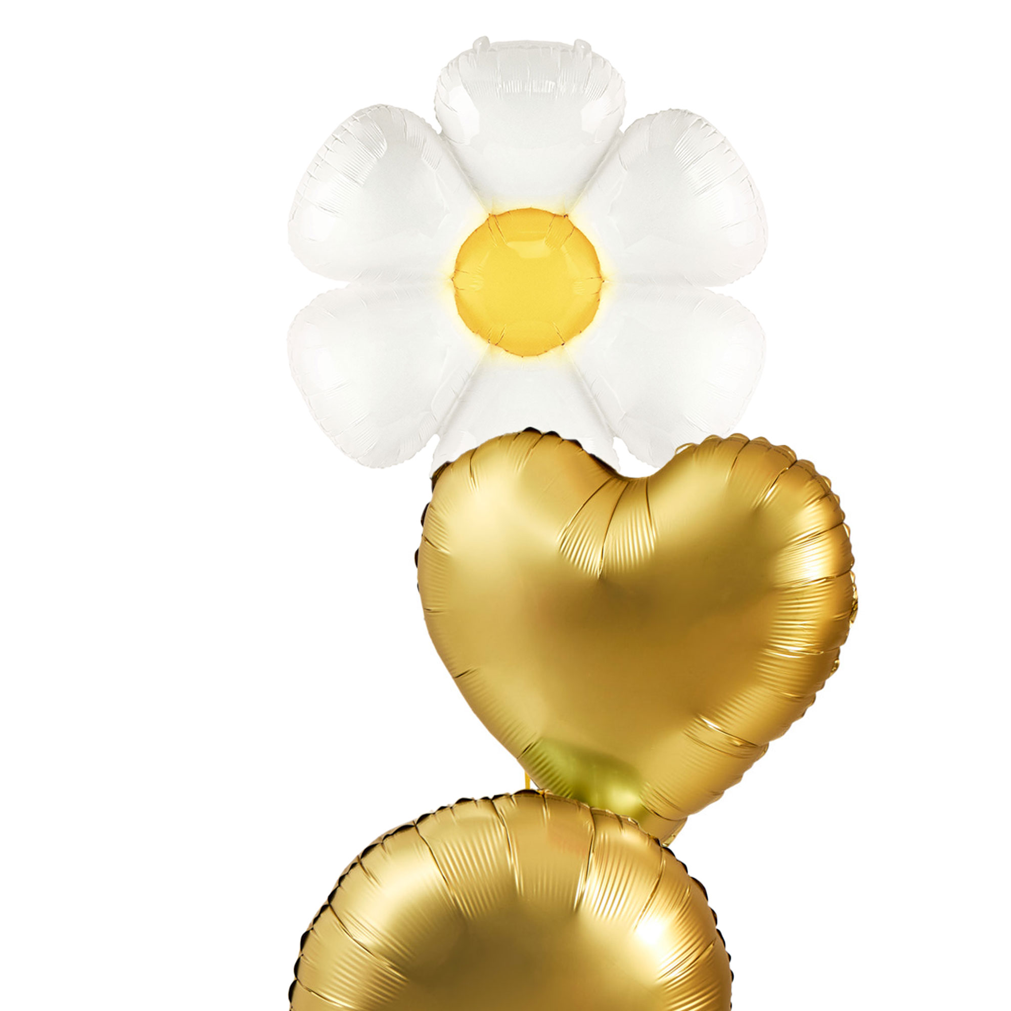 Daisy Supershape Inflated Balloon Arrangement