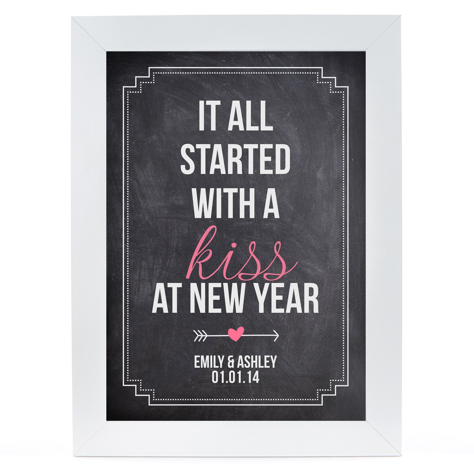 Personalised 'It All Started...' Print