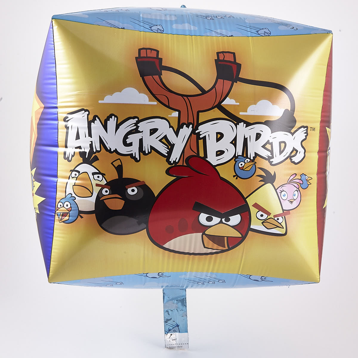 Angry Birds Foil Cubez Balloon (Deflated)