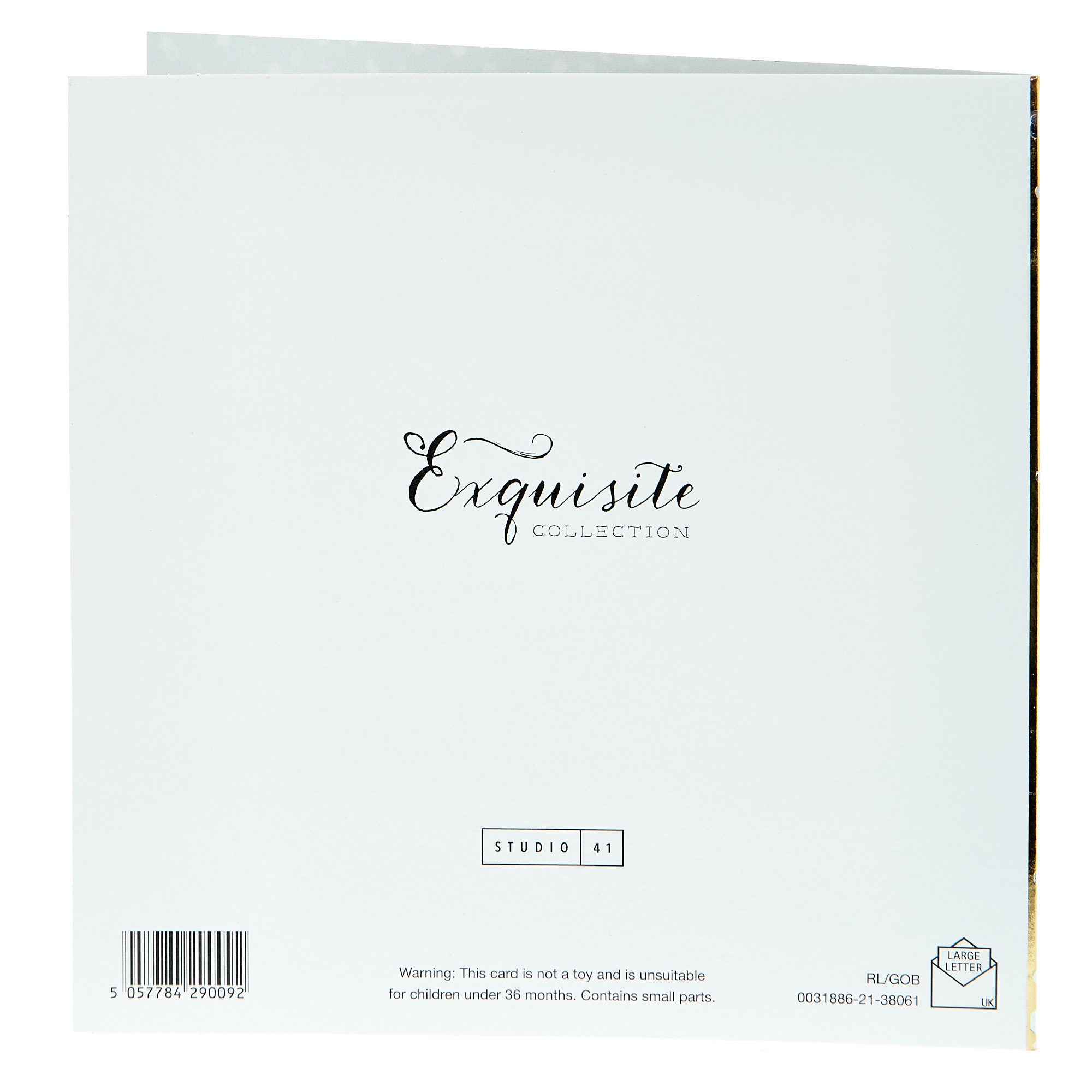 Exquisite Collection Birthday Card - 70 80 90 & 100 Stickers