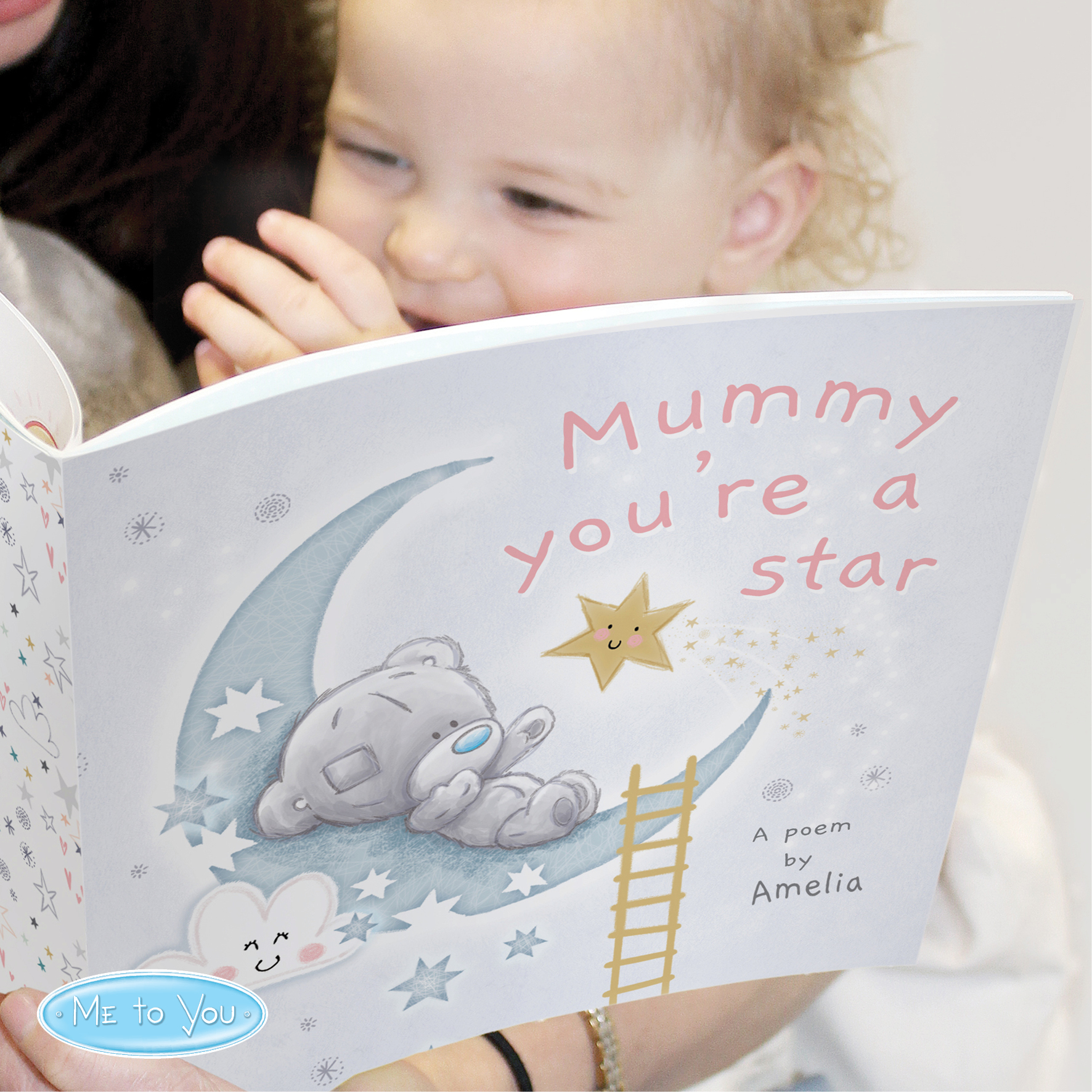 Personalised Tiny Tatty Teddy Mummy You're A Star Poem Book