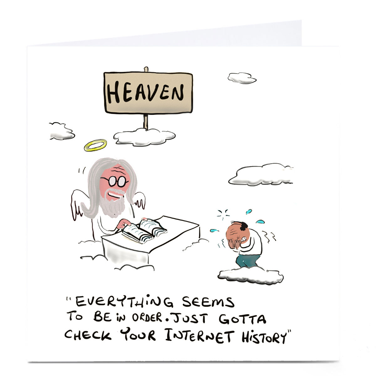 Personalised Do Something David Card - Internet History