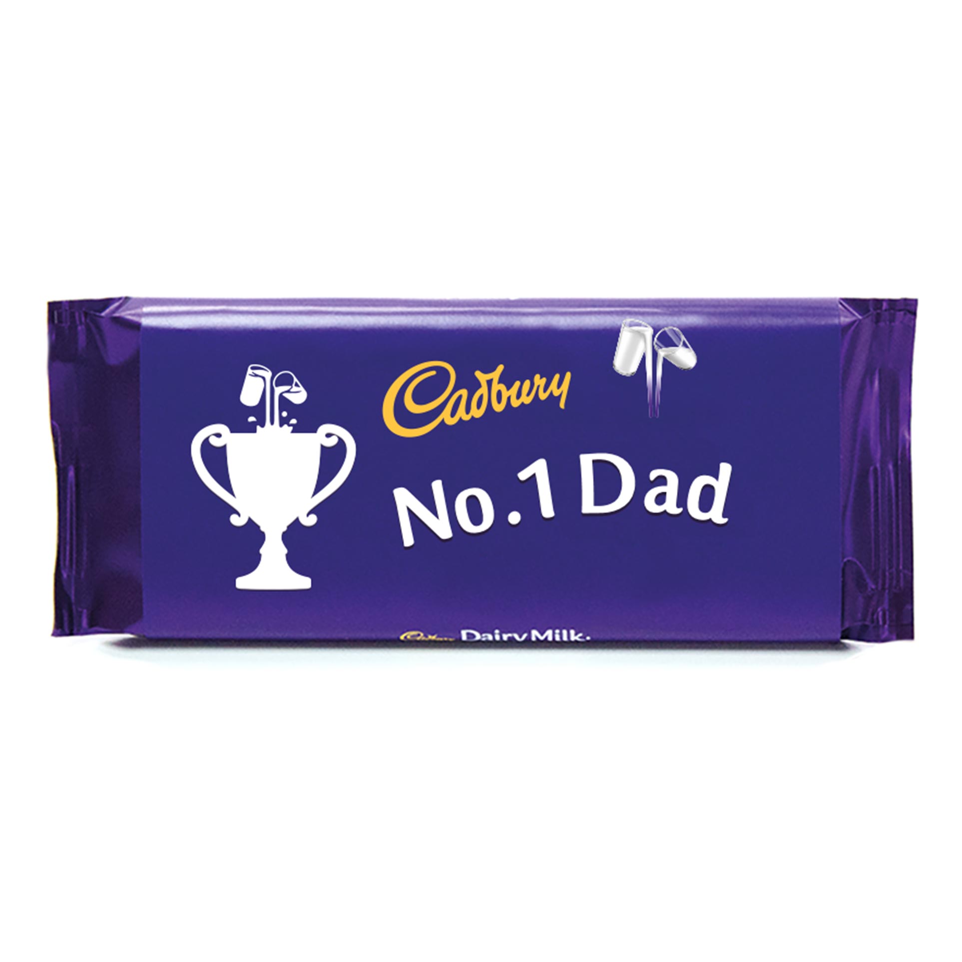 110g Cadbury Dairy Milk Chocolate Bar - No. 1 Dad