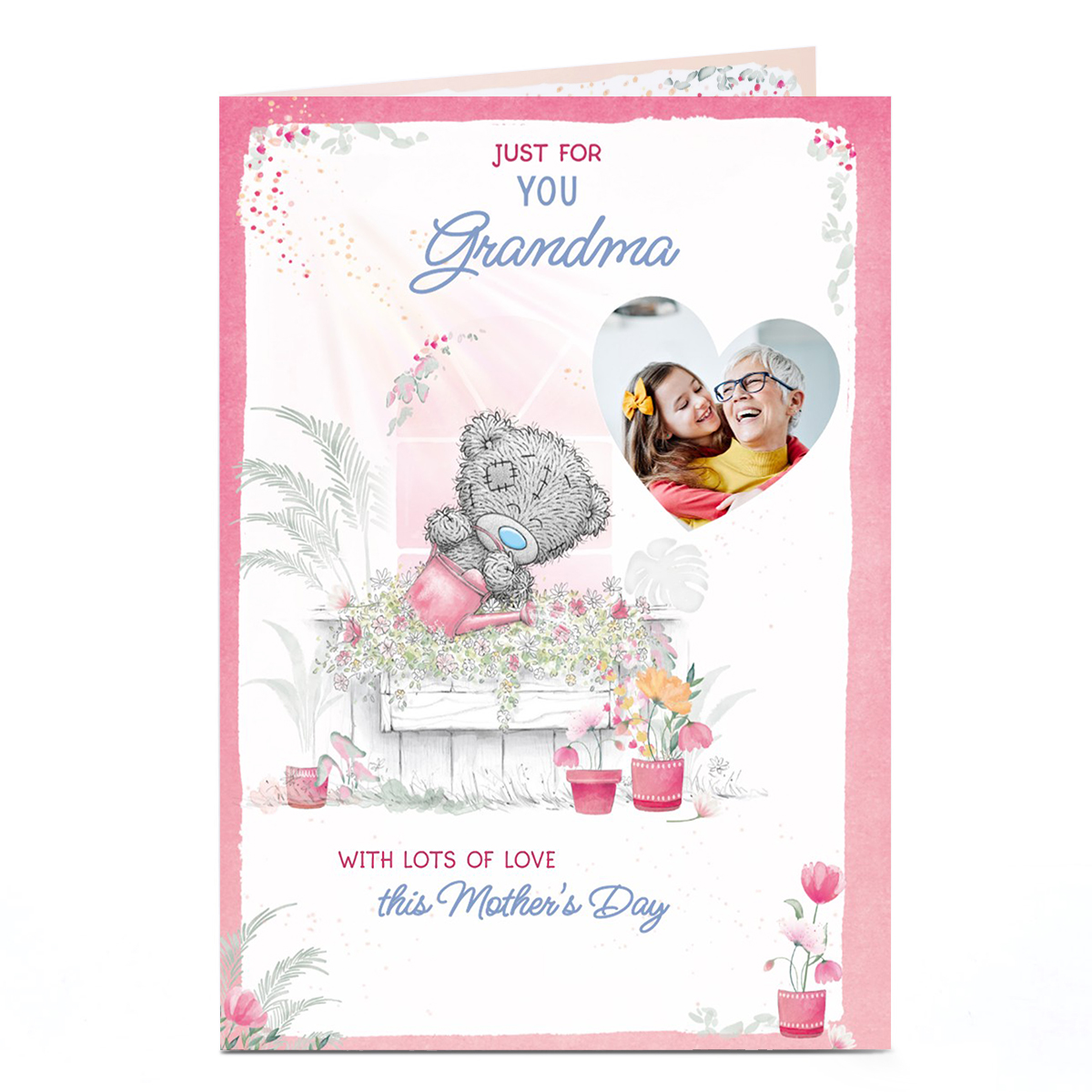 Photo Tatty Teddy Mother's Day Card - Gardening Window Box, Grandma