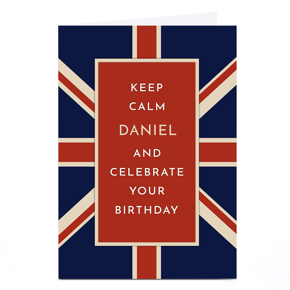 Personalised Birthday Card - Keep Calm