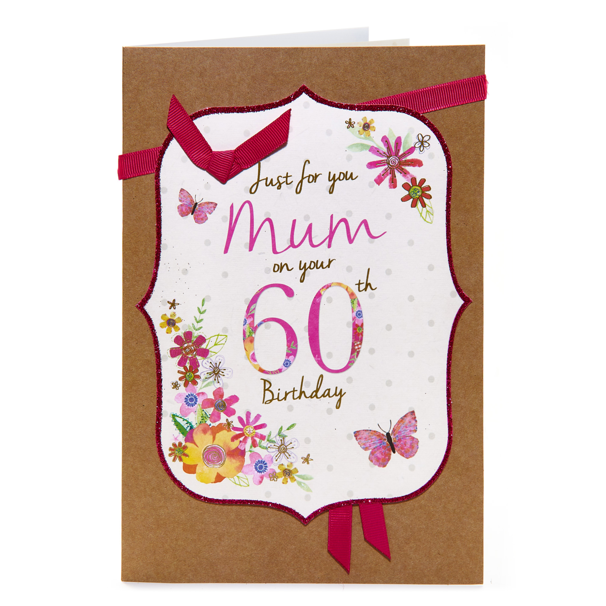 60th Birthday Card - For You Mum