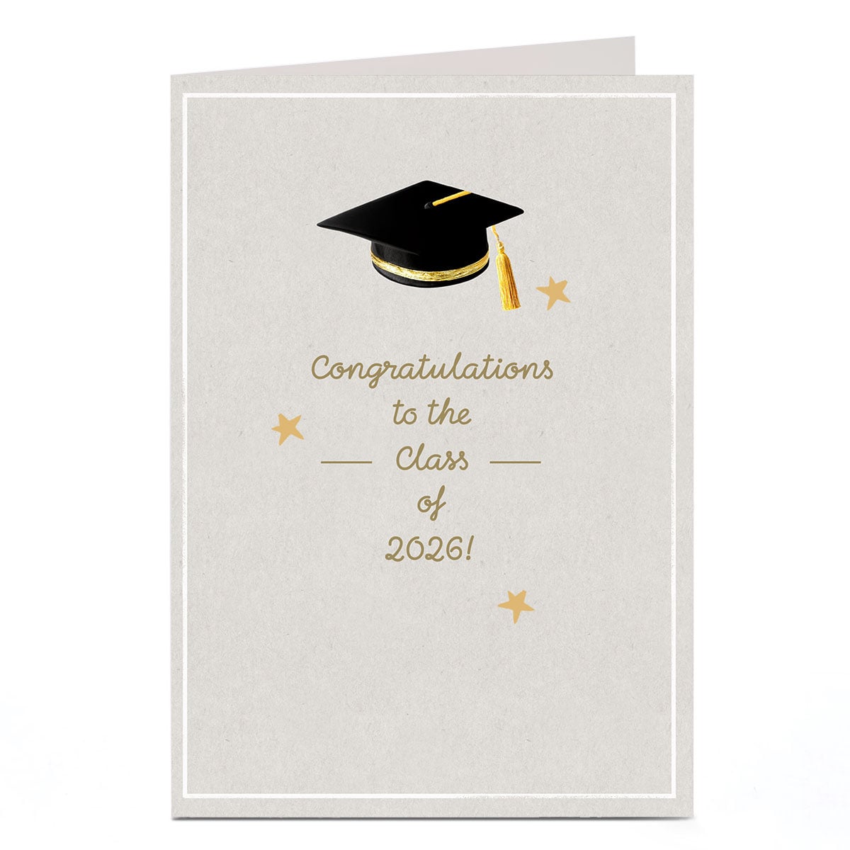 Personalised Congratulations Card - Class of 2026