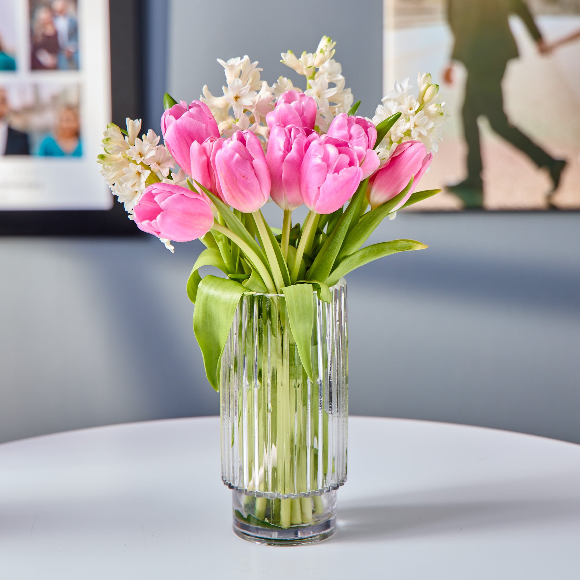 Blossoming Gifts Hyacinths & Tulips Flower Bouquet - Free Delivery!