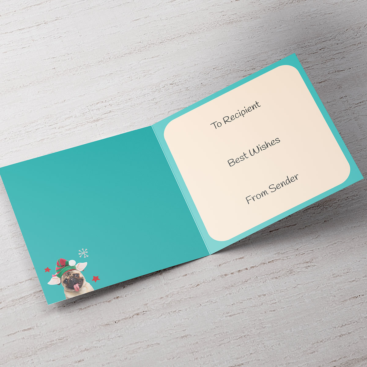 Personalised Christmas Card - To My Silly Friend