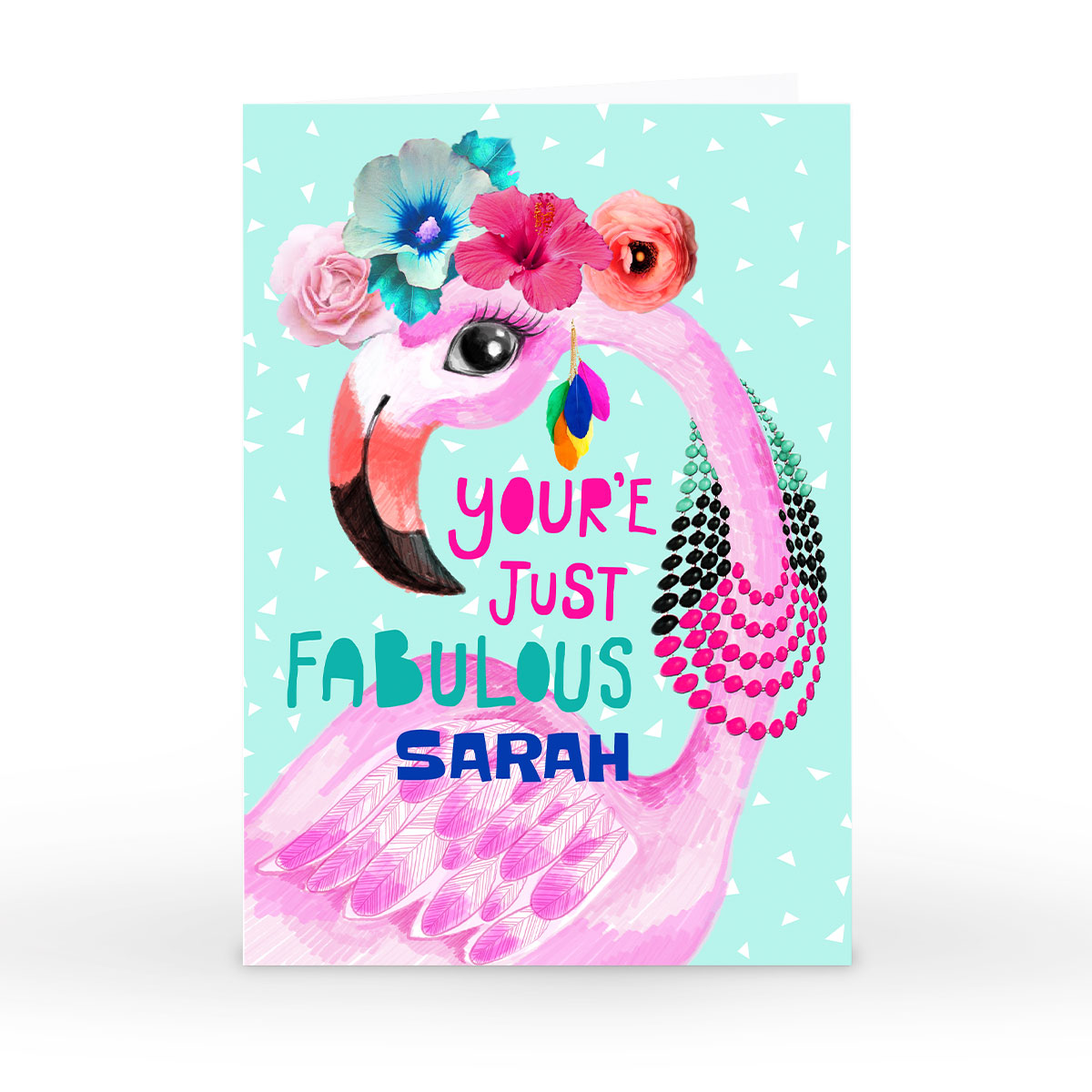 Personalised Bev Hopwood Birthday Card - You're Just Fabulous 