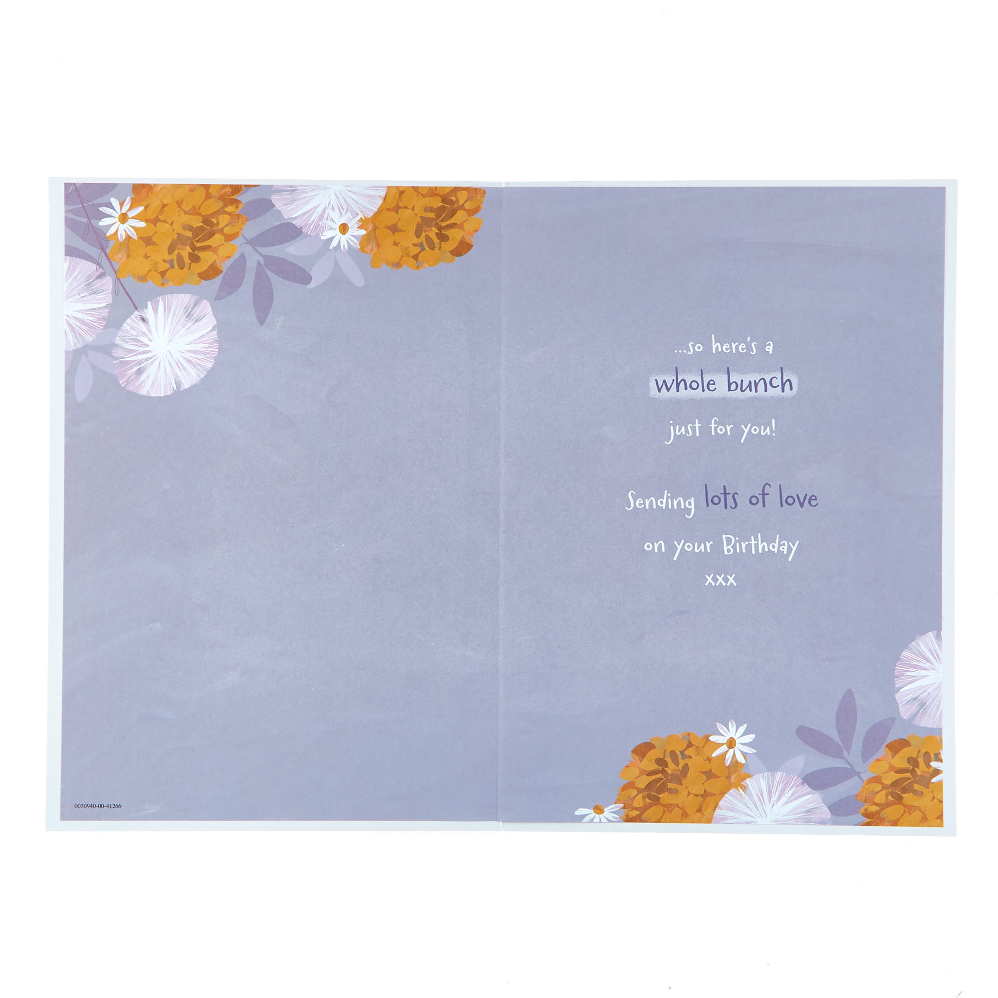 Birthday Card - Special Nan Bunny & Flowers