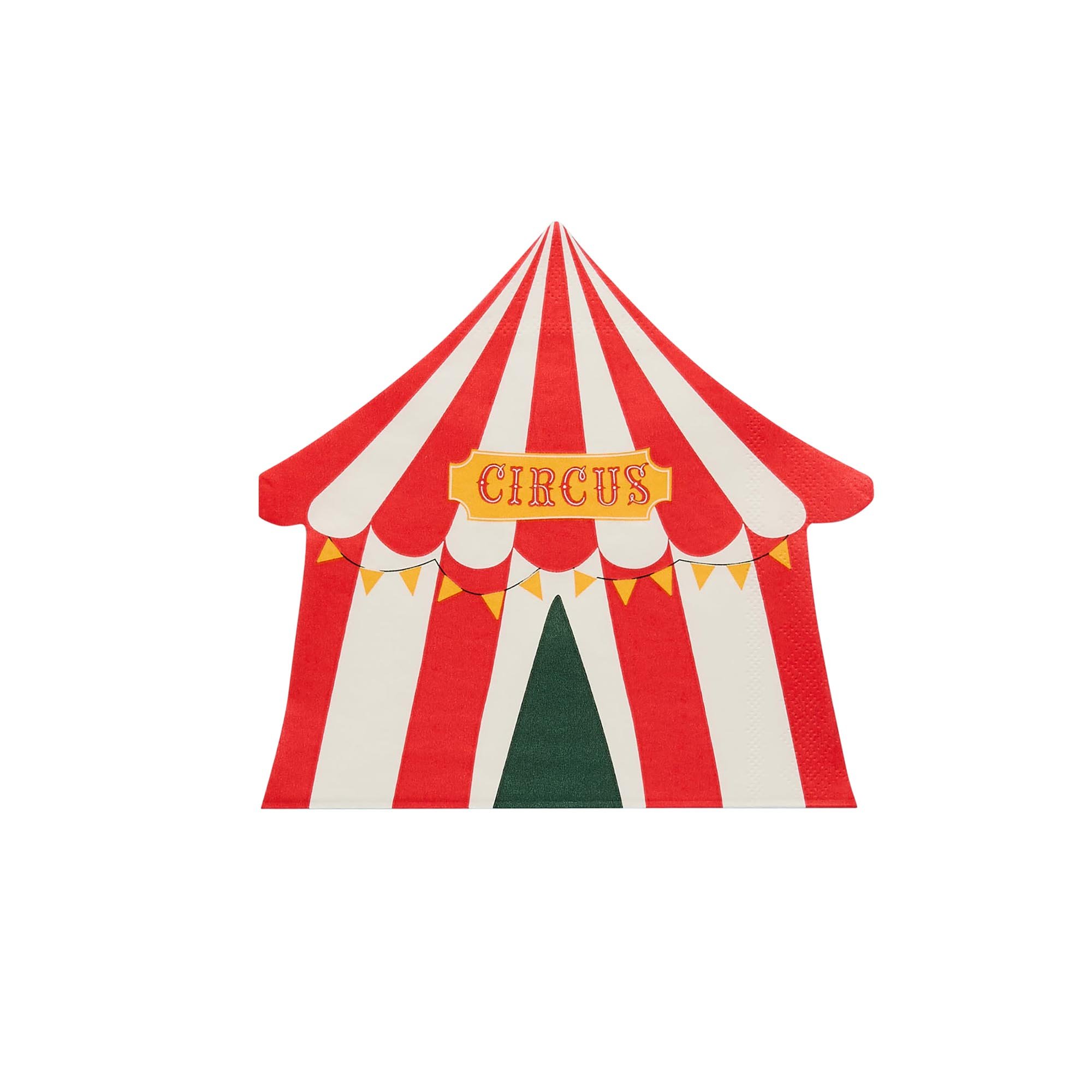 Circus Tent Paper Napkins - Pack of 16