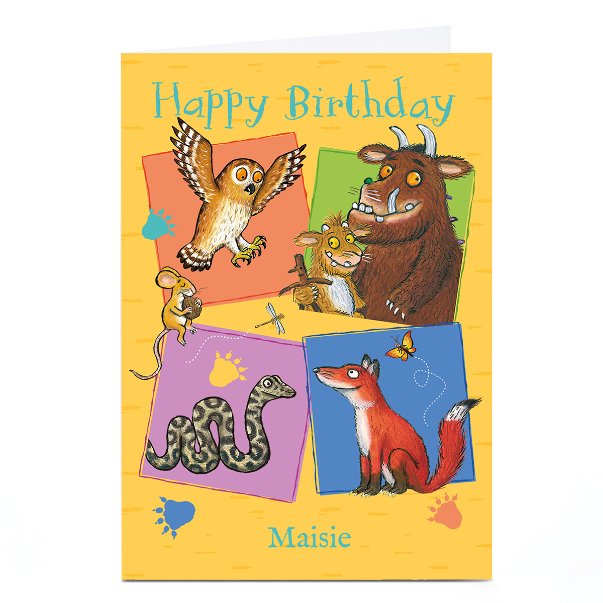 Personalised Birthday Card - Gruffalo, Any Name
