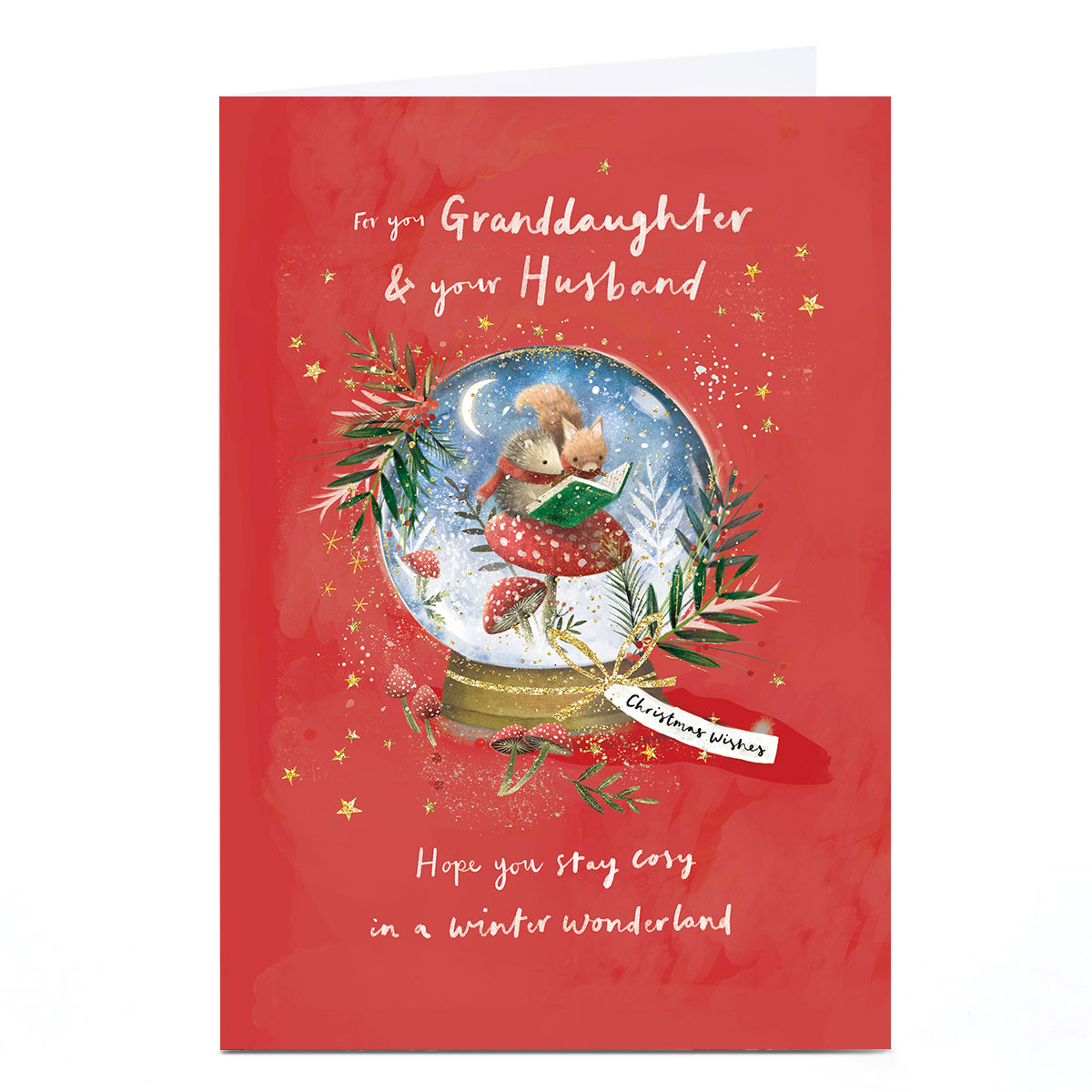 Christmas Card - For You Granddaughter & Your Husband