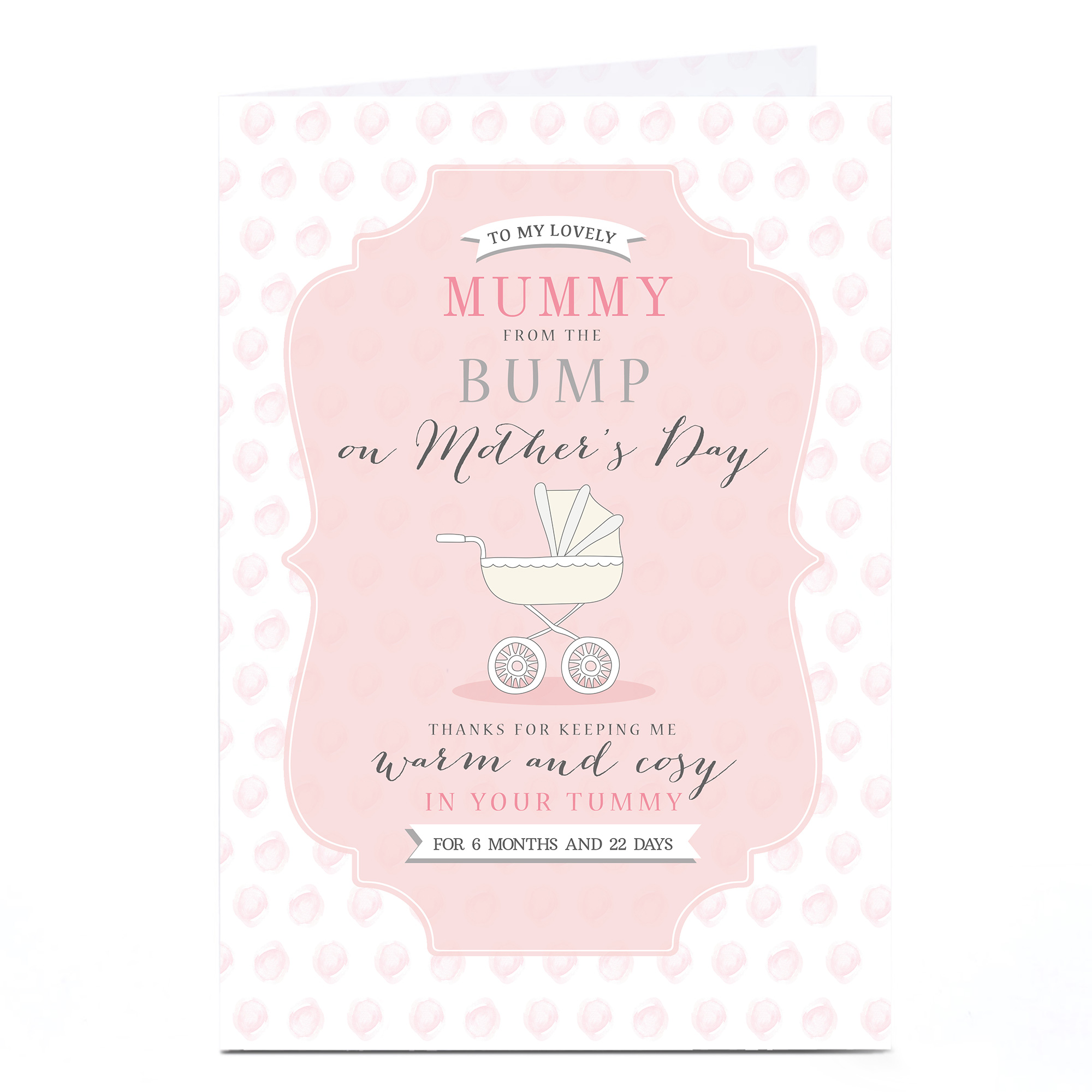 Personalised Mother's Day Card - Warm and Cosy