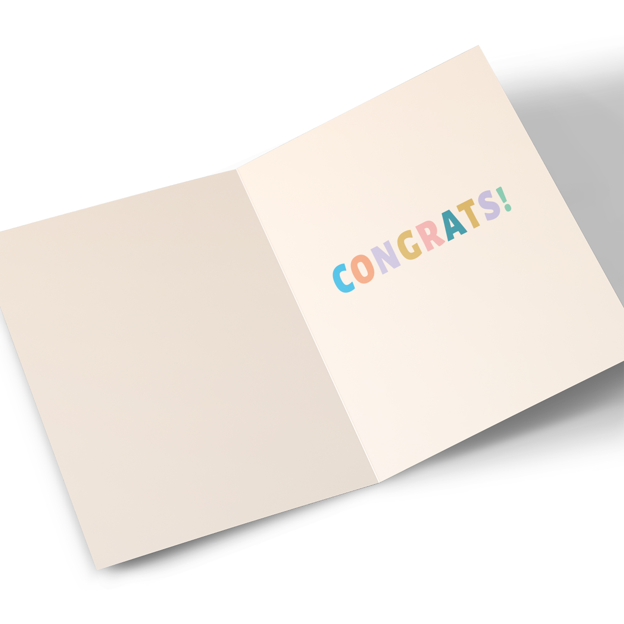 Congratulations Card - Three Cheers For You