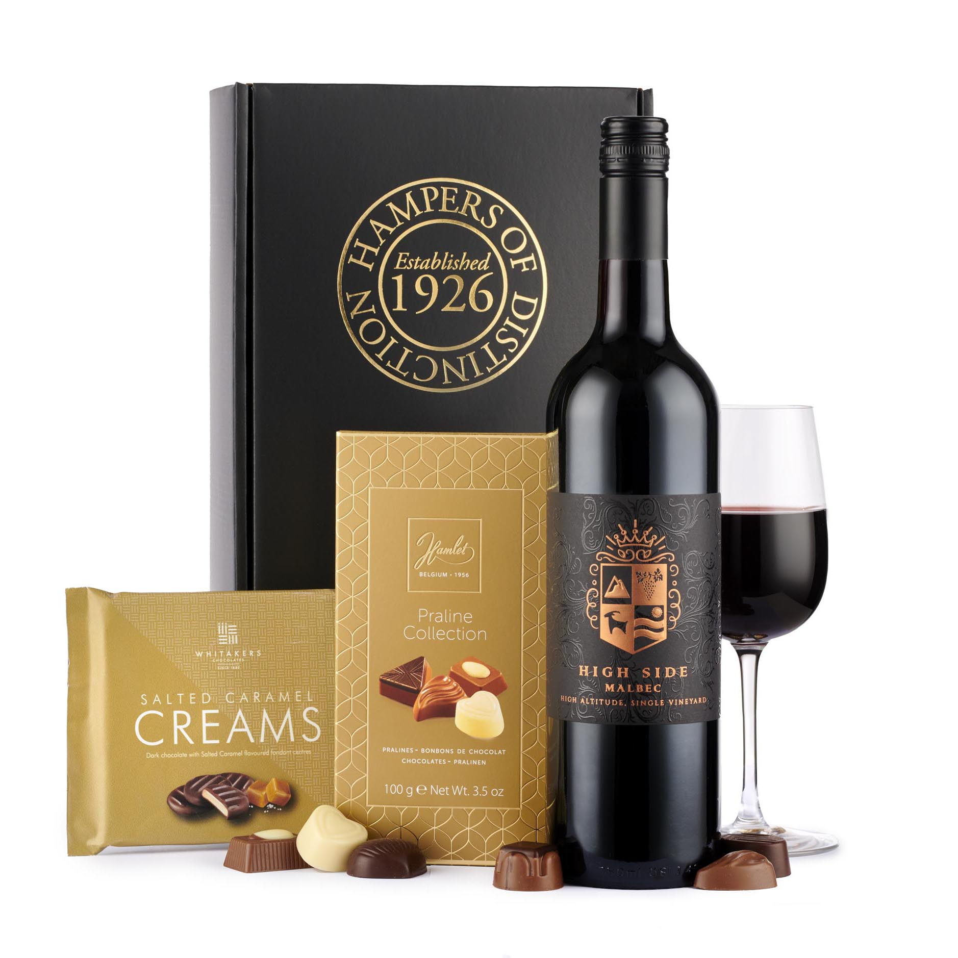Red Wine & Chocolates Hamper
