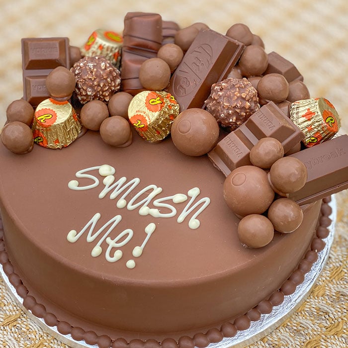 Personalised Chocoholic Smash Cake