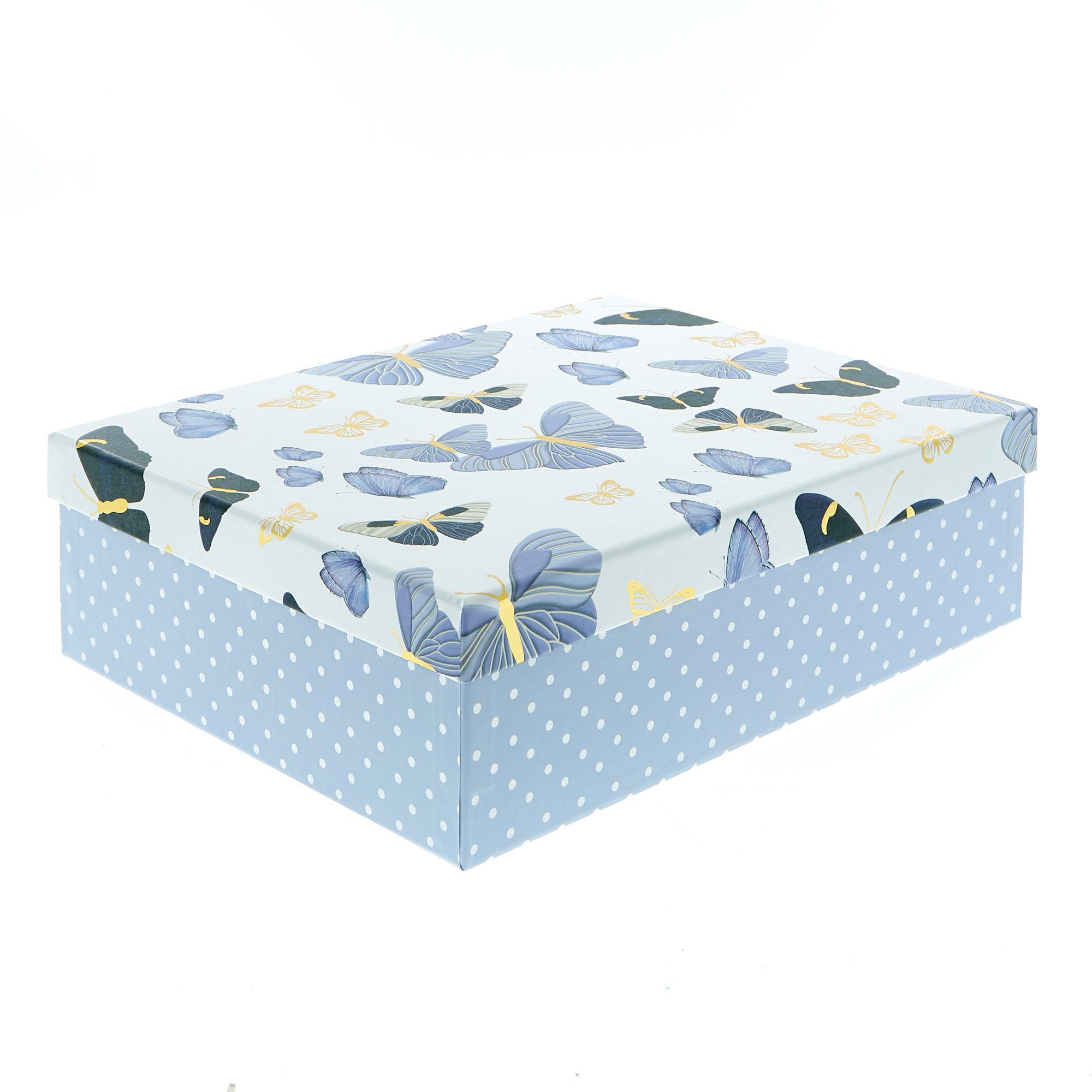 Butterfly Print Gift Boxes - Set Of 3