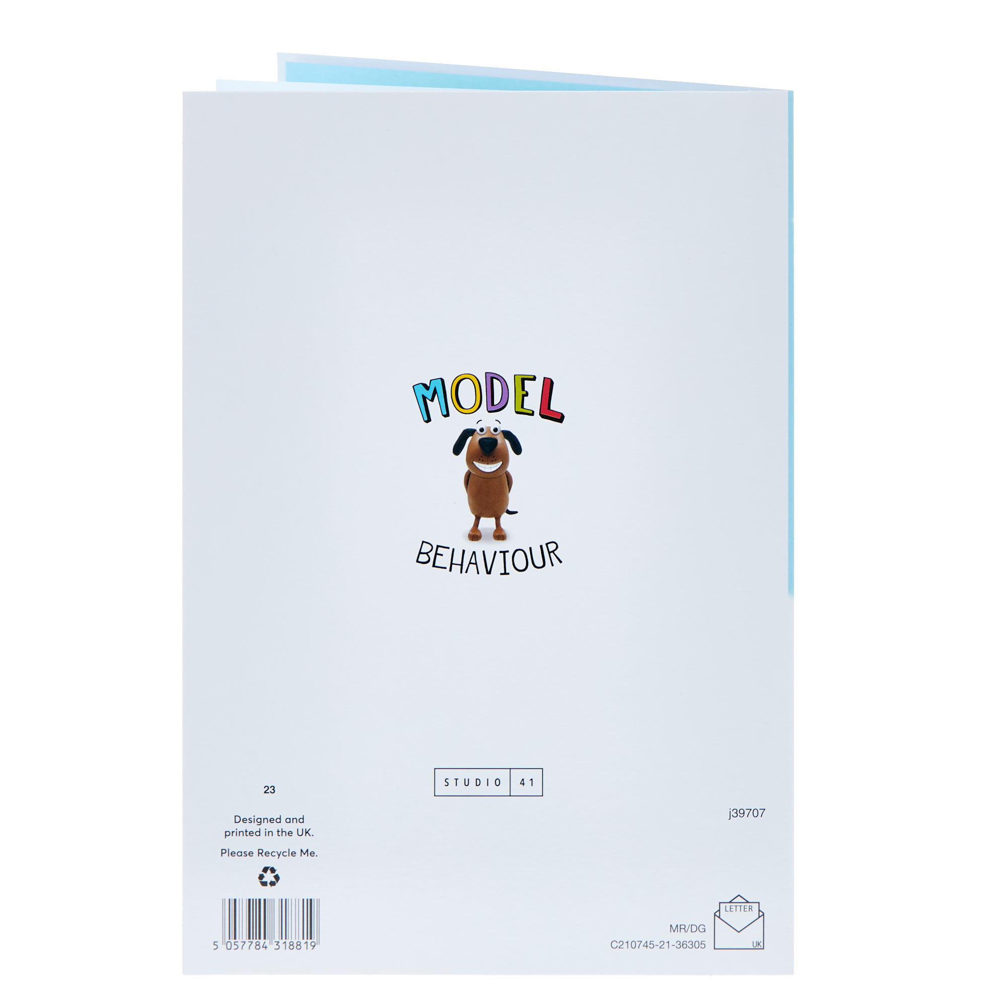 Daughter Glowing & Glittery Mouse Christmas Card