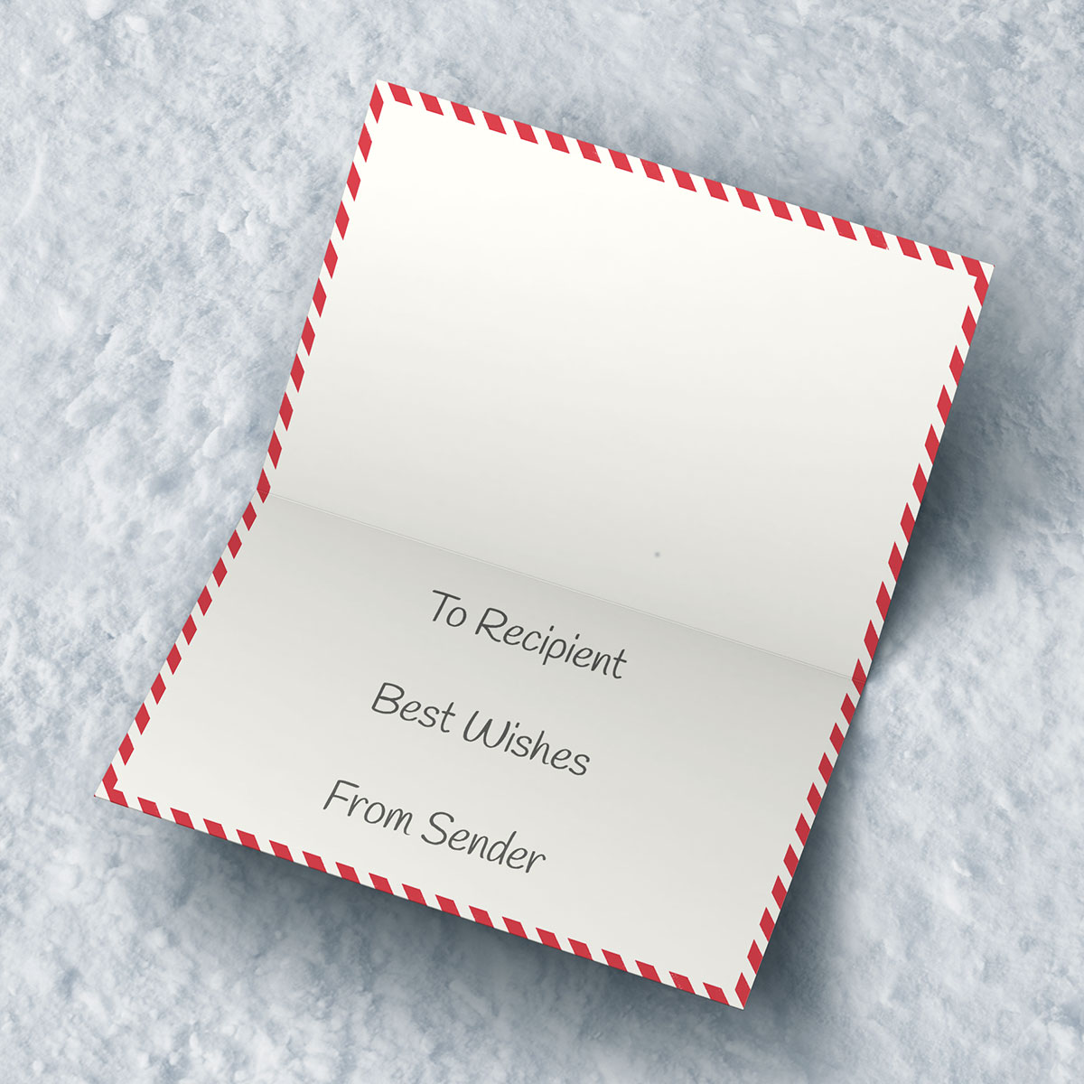 Personalised Christmas Thank You Card - Presents Under The Tree