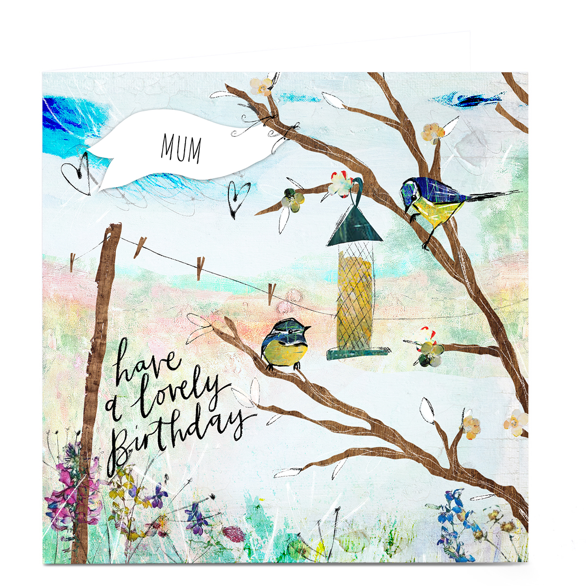 Personalised Emma Valenghi Birthday Card - Mum Lovely Birthday