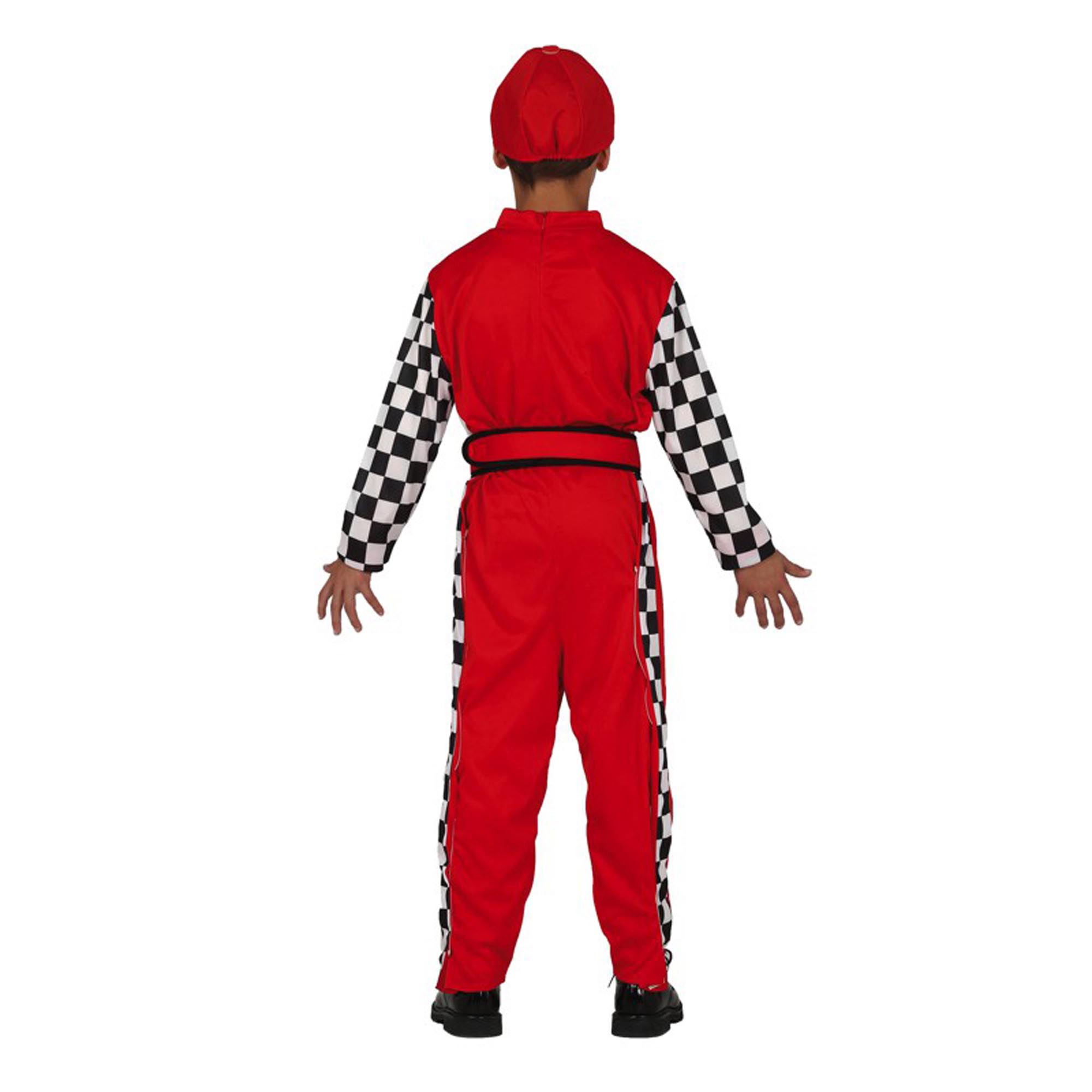 Formula Driver Children's Fancy Dress Costume 