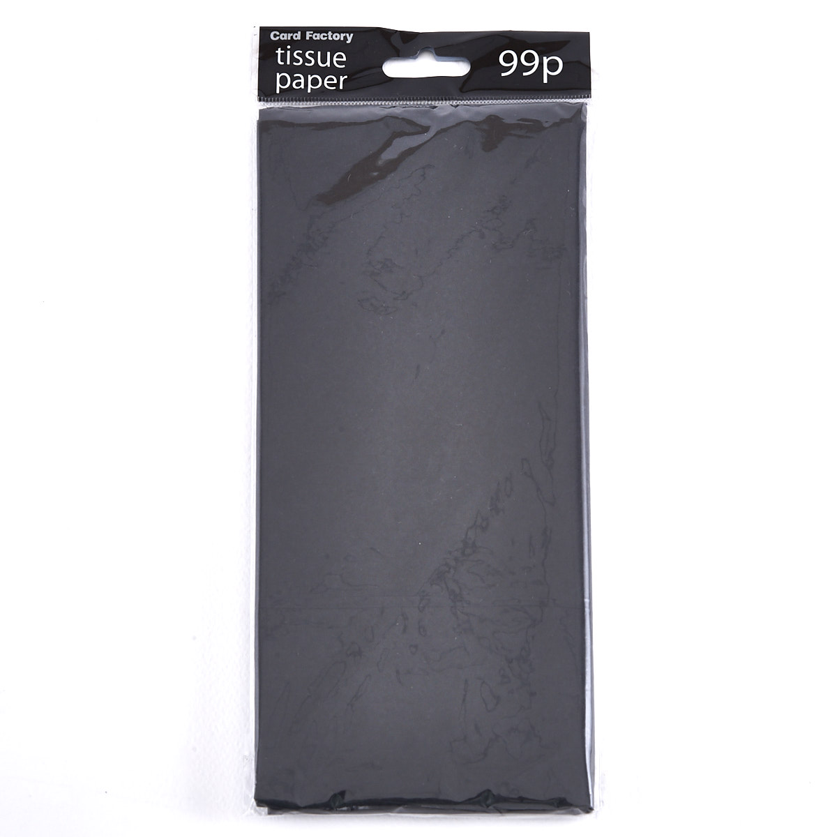 Matte Black Tissue Paper - 10 Sheets