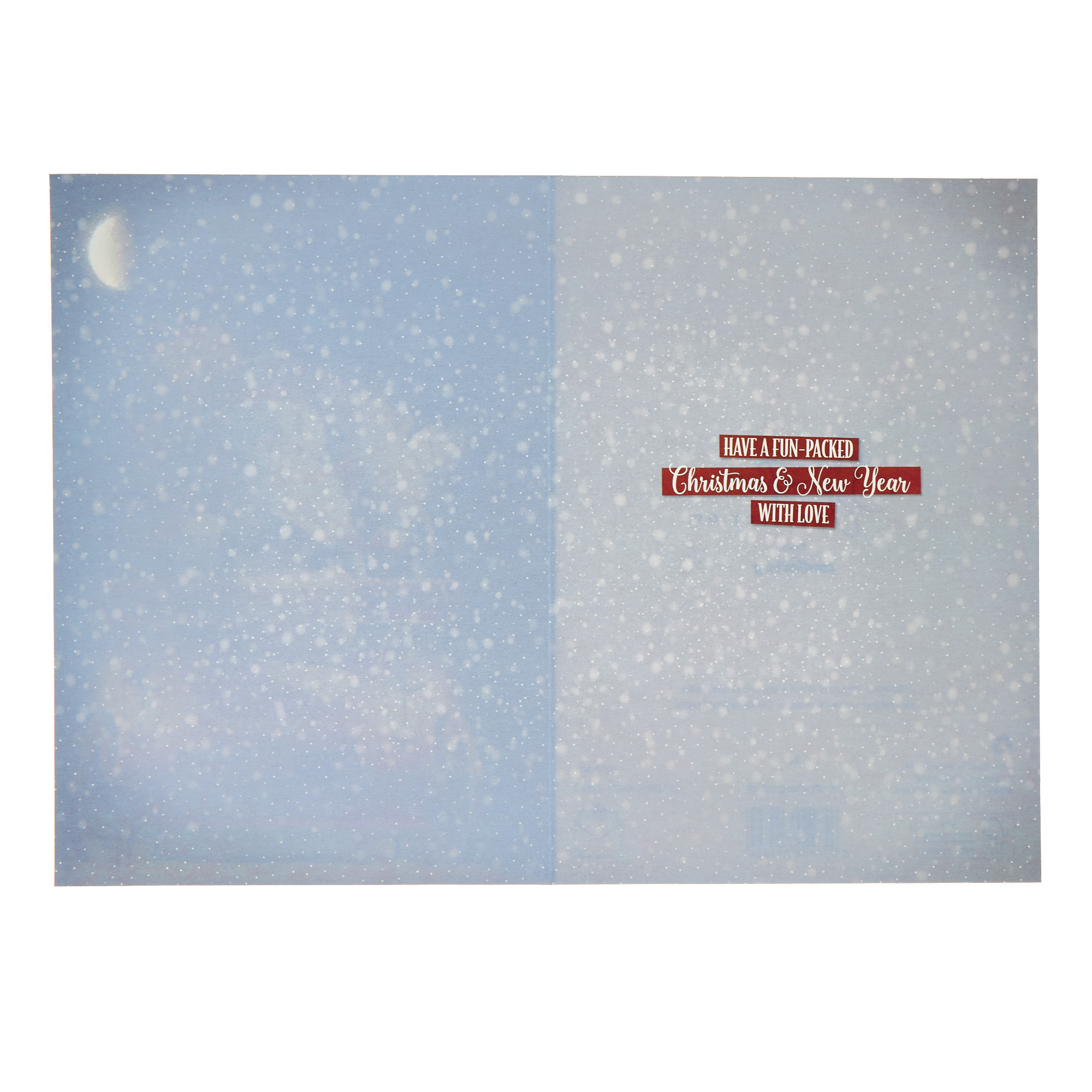 Son Traditional Santa Sleigh Christmas Card