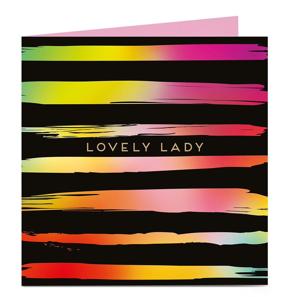 Personalised Bright Ideas Card - Lovely Lady