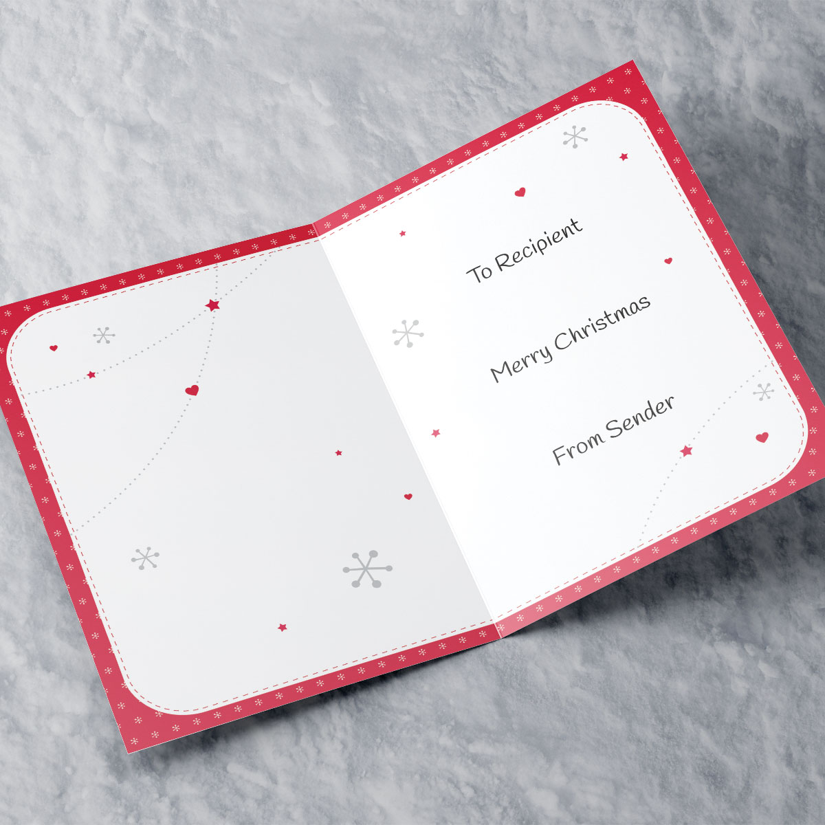 Personalised Christmas Card - Doggy Cuddles