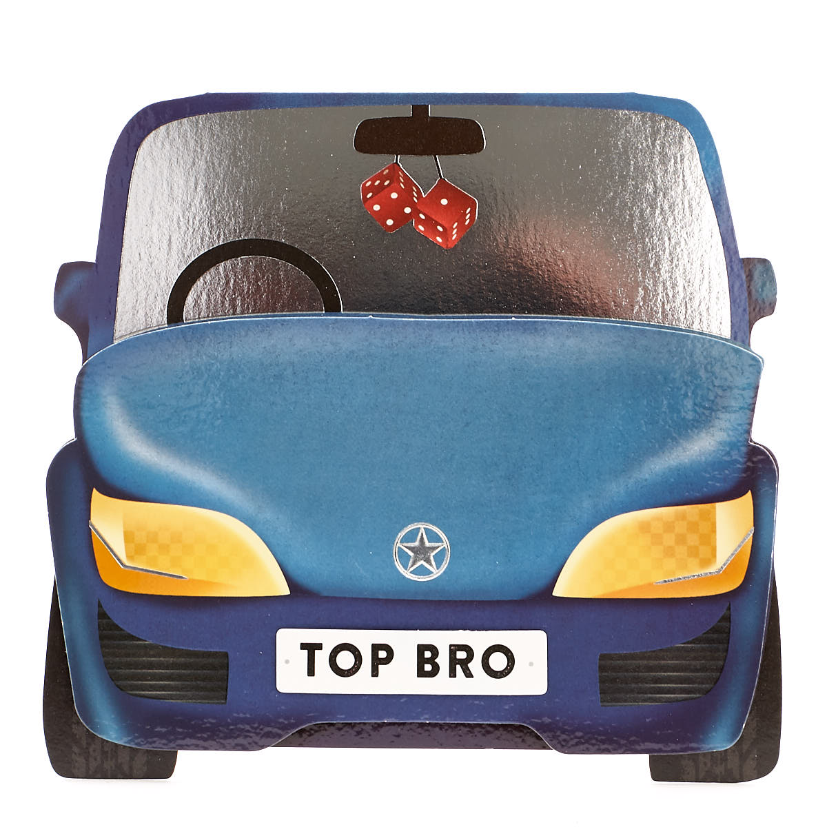VIP Collection Birthday Card - Top Brother Car