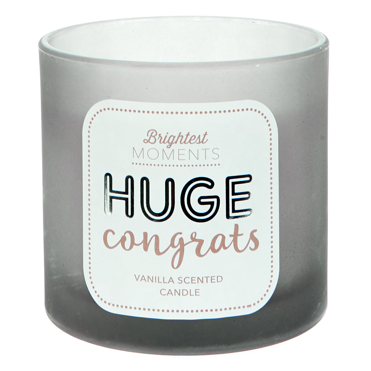 Brightest Moments Vanilla Scented Celebration Candle - Huge Congrats