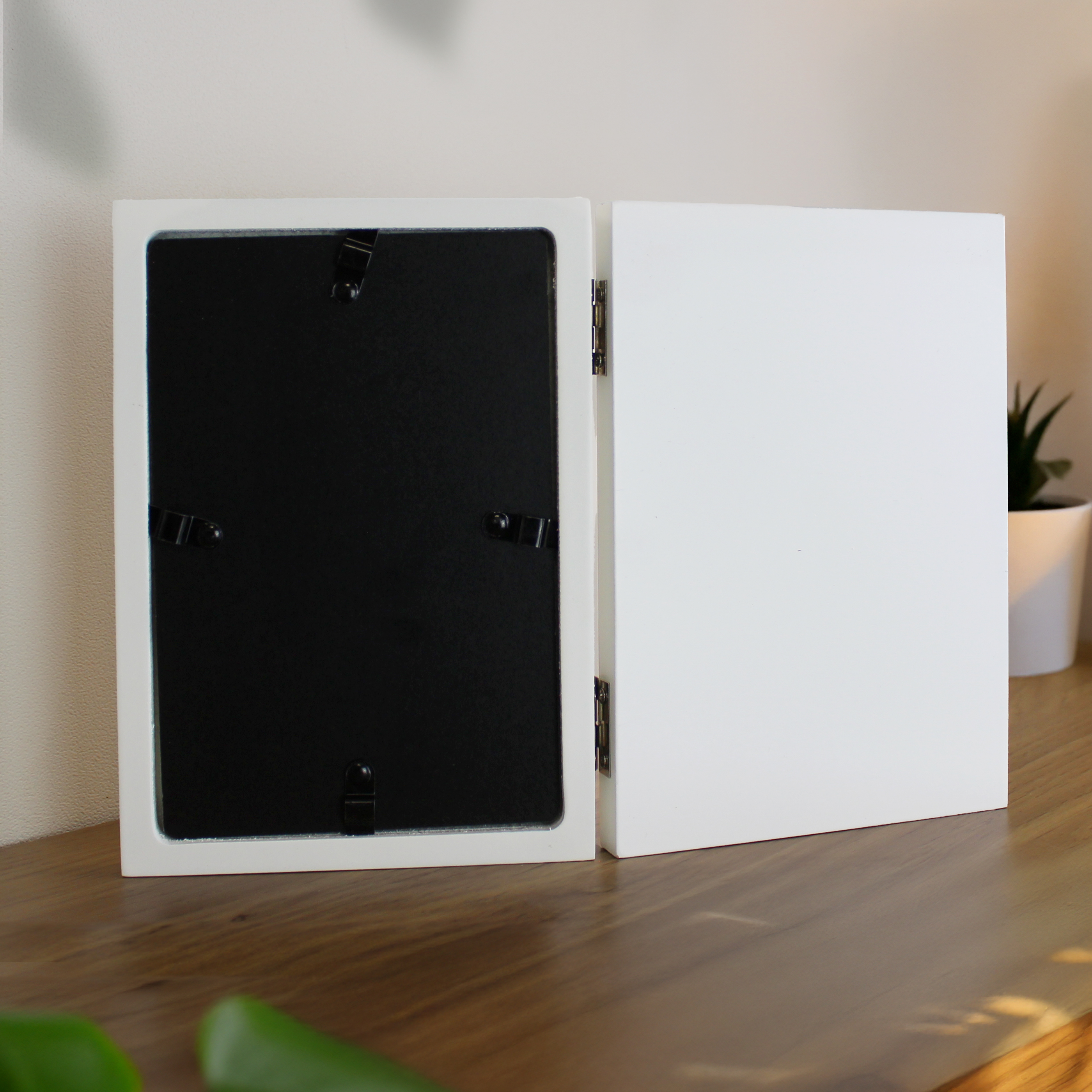 Personalised Animals Wooden Hinged 6x4-Inch Photo Frame