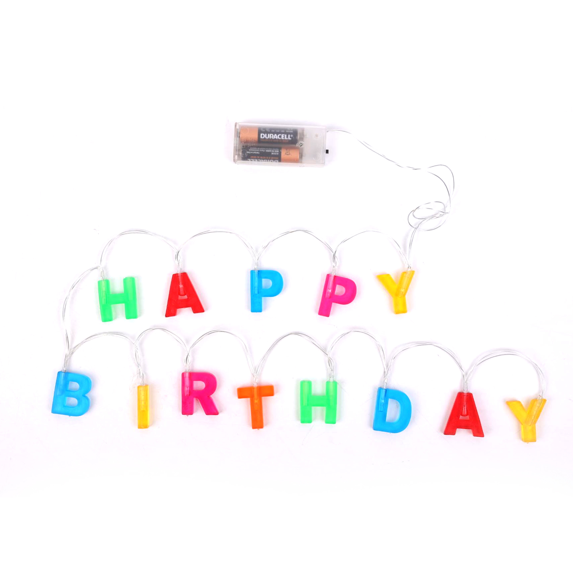 LED Happy Birthday String Lights