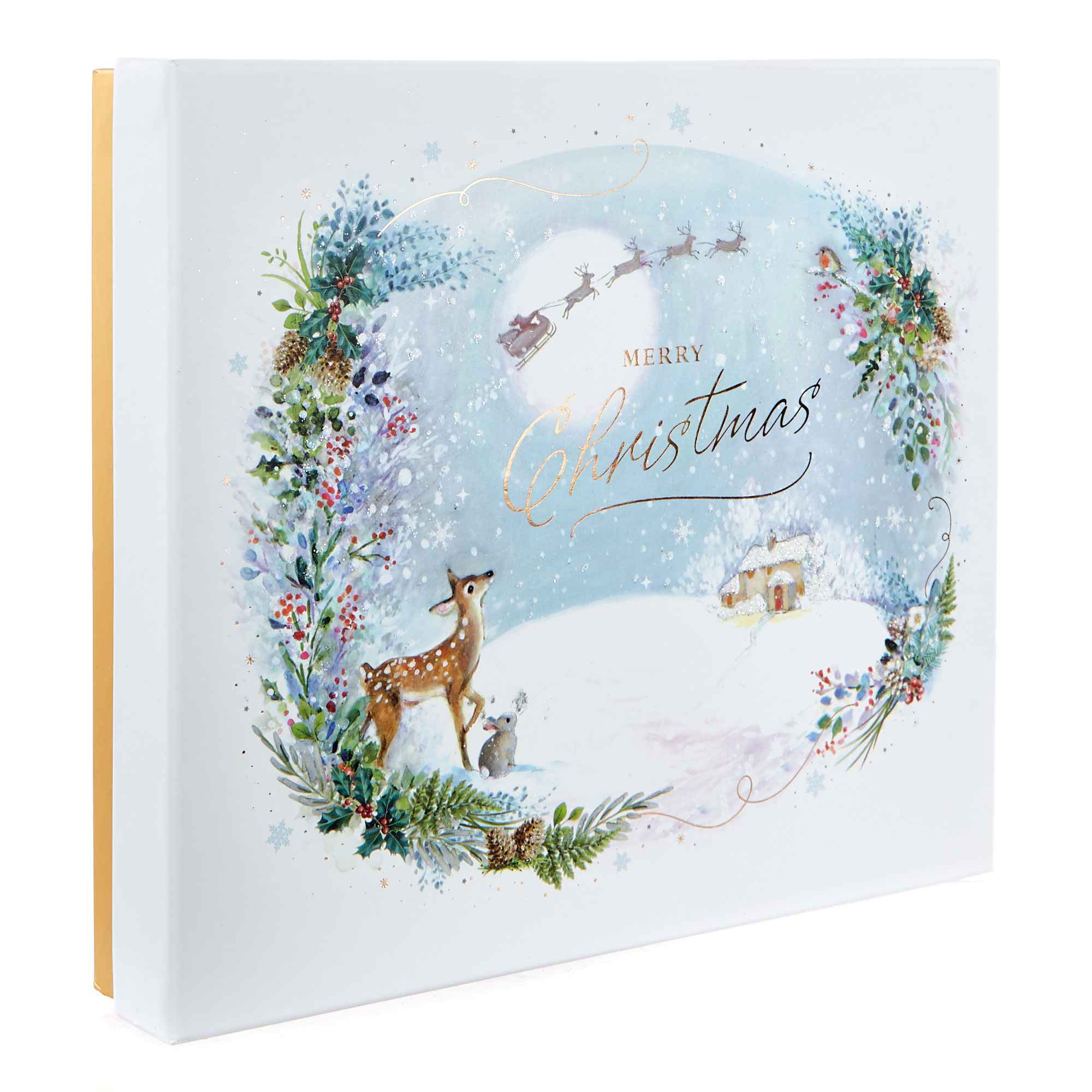 Deluxe Boxed Christmas Cards - Snowy Scenes (Pack Of 12) 