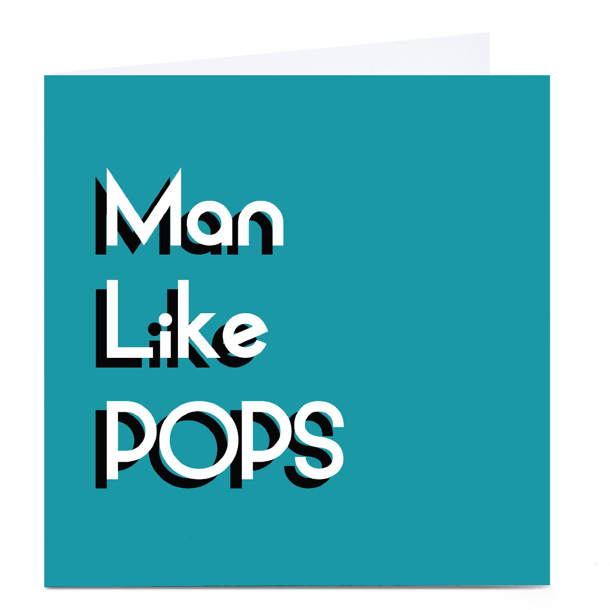 Personalised Streetgreets Card - Man like Pops